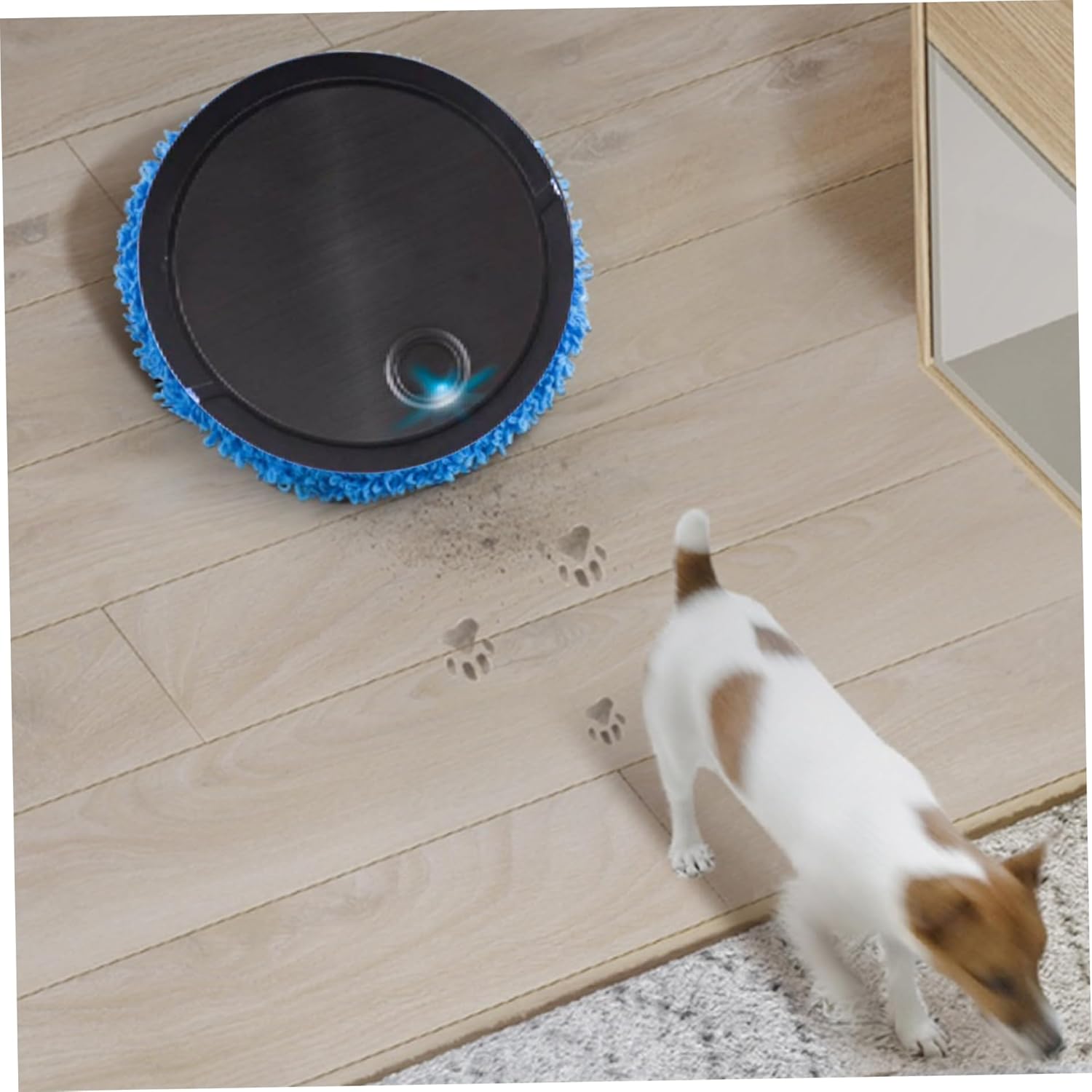 Robot di pulizia automatica Spazzatrice intelligente per pavimenti USB Robot pulitore automatico Robot di pulizia automatico Wet Dry Smart Sweeper la pulizia dei pavimenti nero