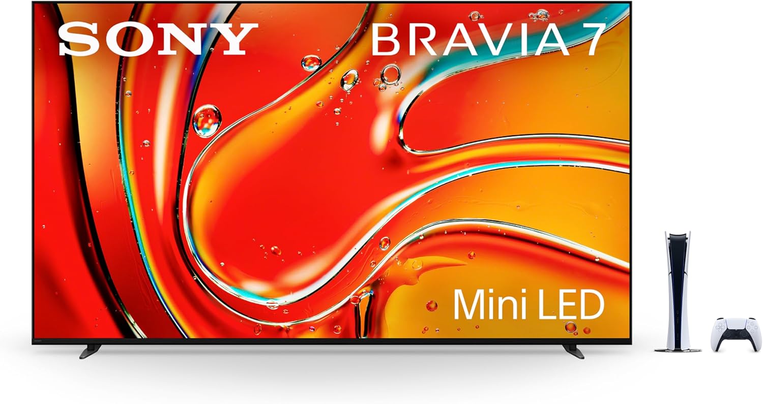 ทีวี Sony Mini LED QLED 4K Ultra HD ขนาด 85 นิ้ว BRAVIA 7 Smart Google TV คอนโซล PlayStation 5 Digital Edition (สลิม)