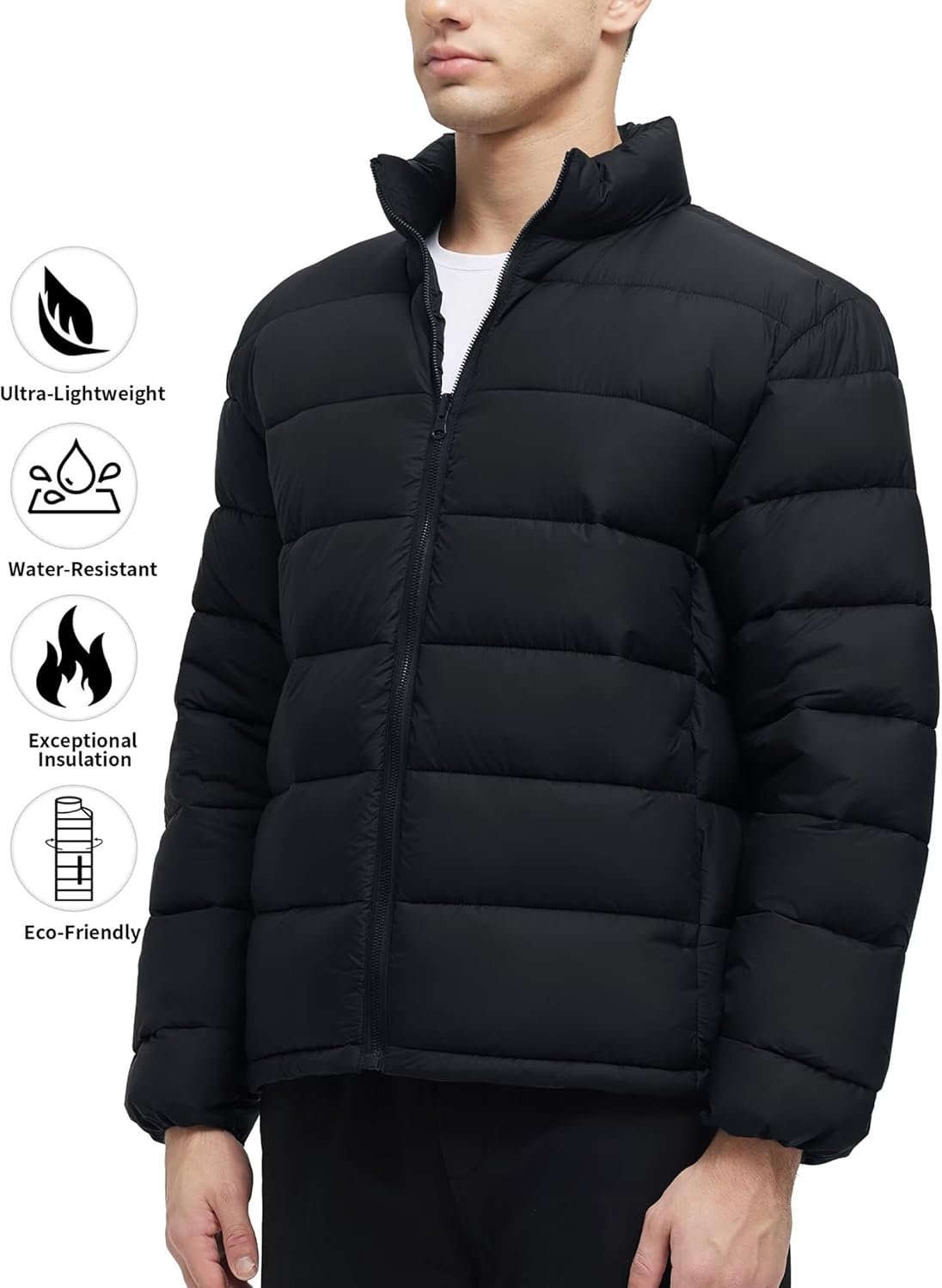 Mens 3 in 1 Waterproof Winter Jackets Ski Warm Snow Rain Coat Puffer Liner Hood Windbreaker · v2