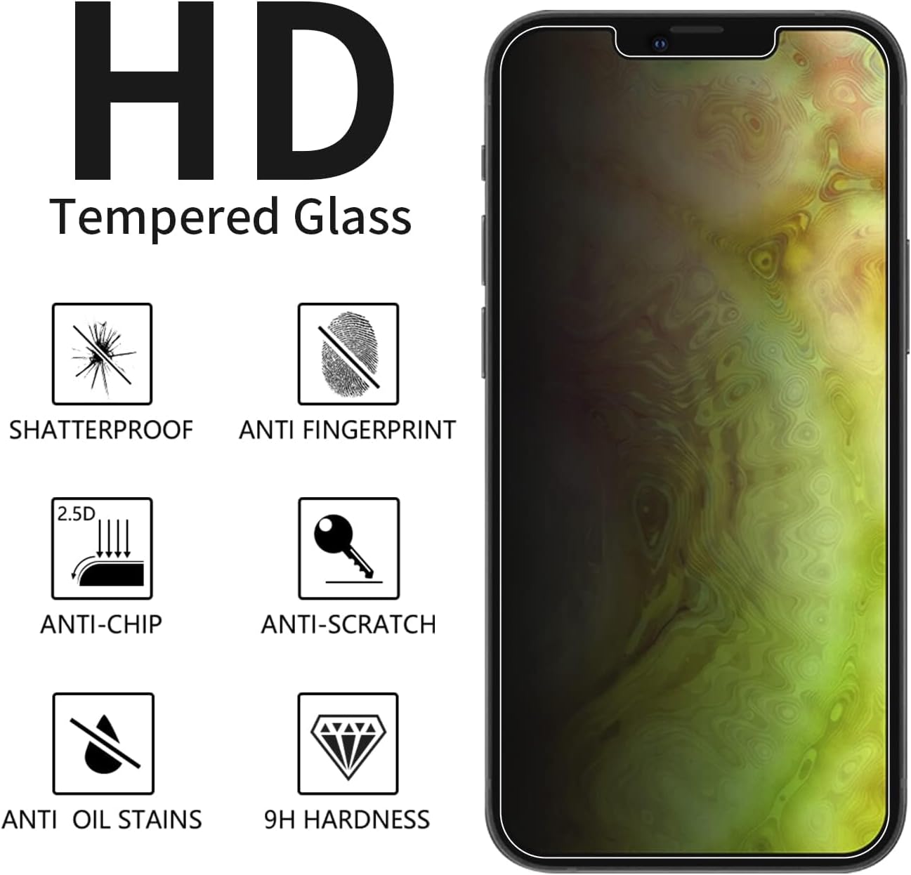 Kamera-Objektivschutz aus gehärtetem Glas (für iPhone 16-Serie) (16 Pro), 2er-Pack