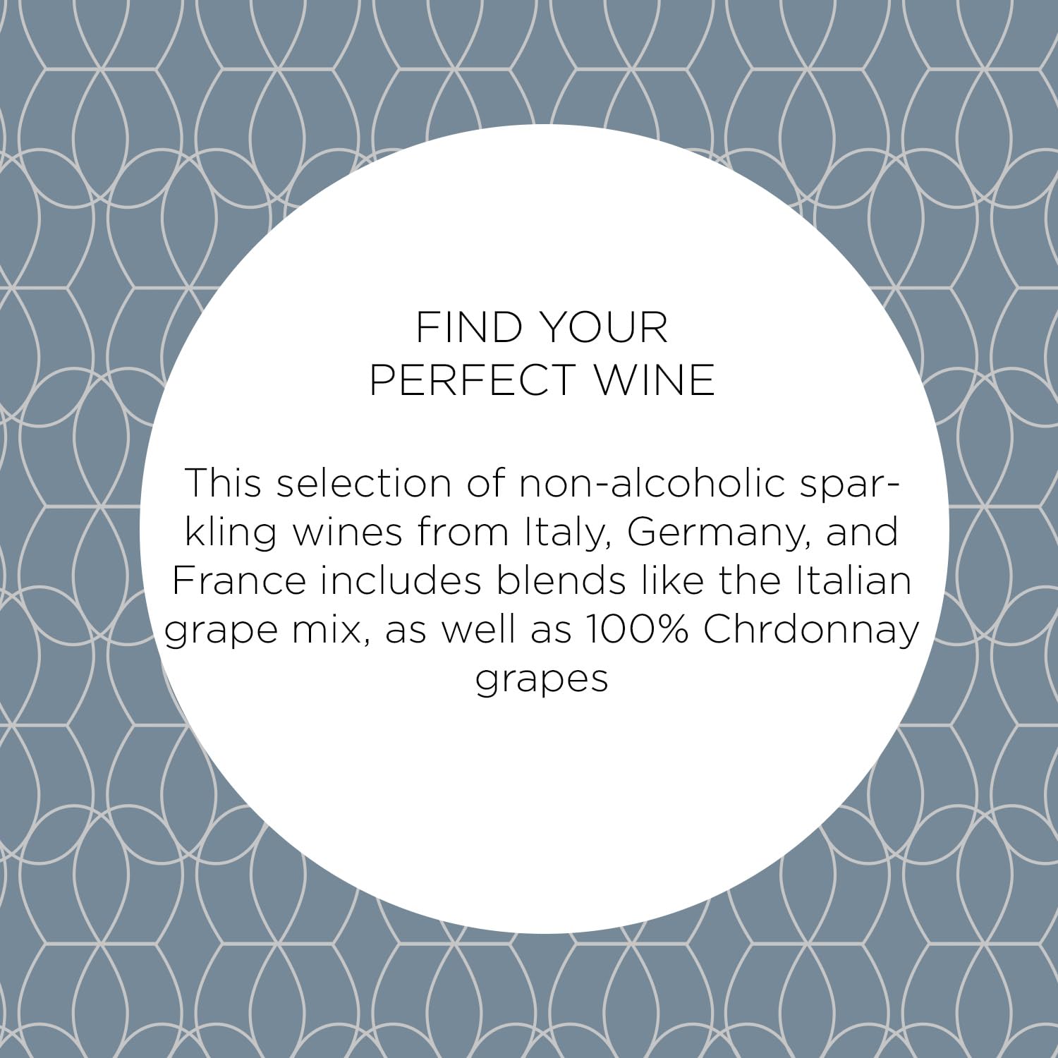 Top Three (3) Non-Alcoholic Sparkling, Tasting Party, Discovery Set (Noughty, Perle Blanc, Princess Alternativa)