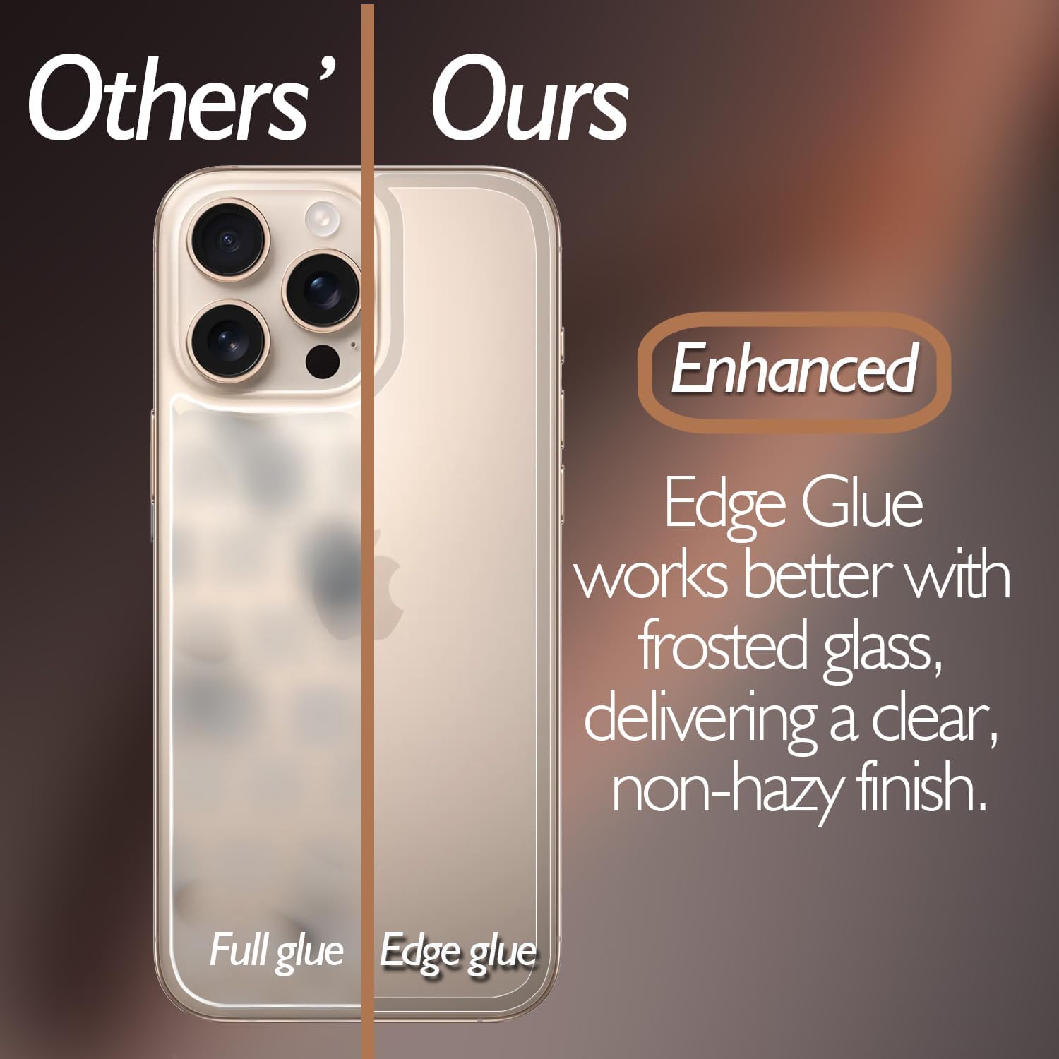 protecteur d'écran arrière pour iPhone 16 Pro Max (lot de 2), protecteur d'écran arrière en verre trempé transparent pour iPhone 16 Pro Max (6,9 pouces)