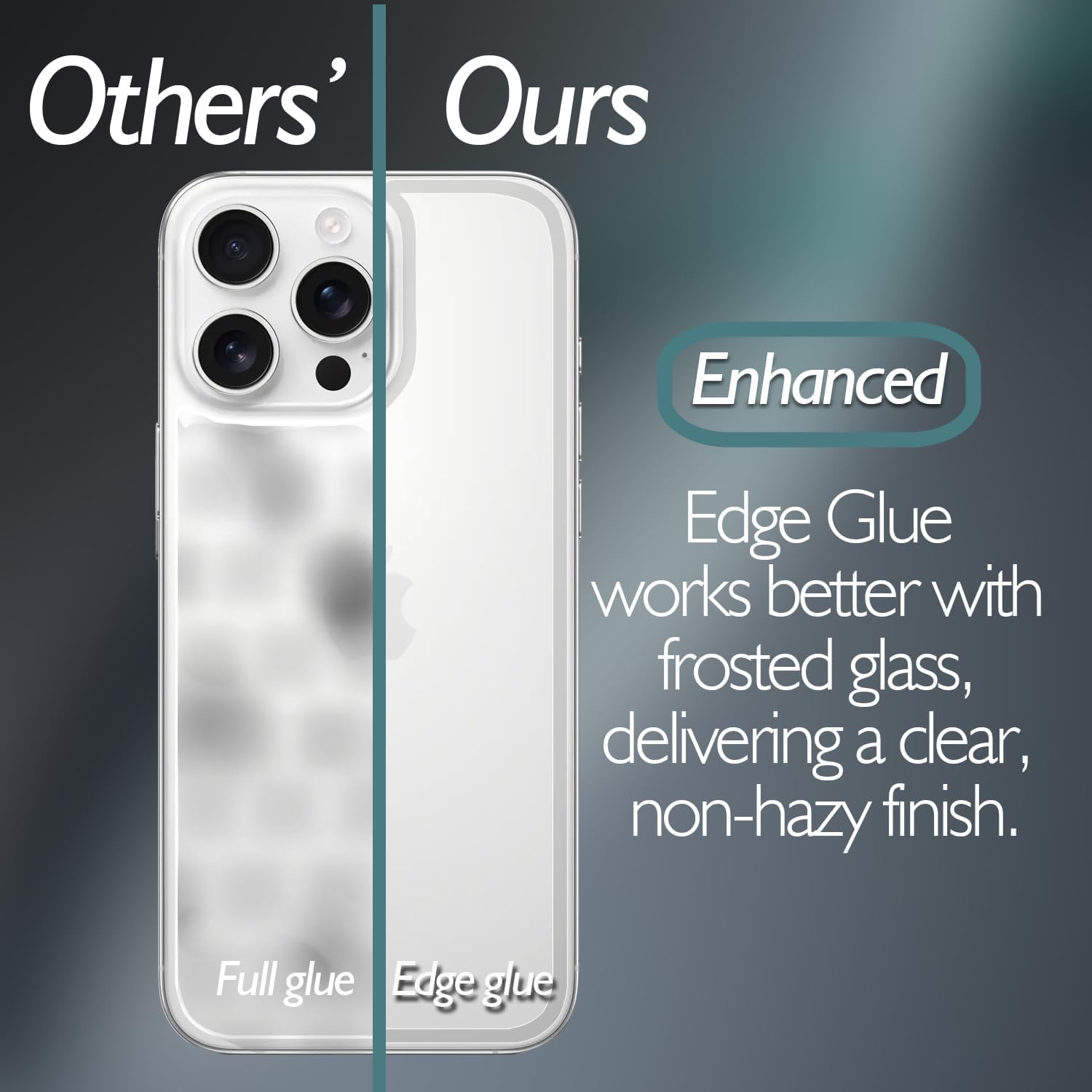 protecteur d'écran arrière pour iPhone 16 Pro (lot de 2), protecteur d'écran arrière pour iPhone 16 Pro en verre trempé transparent pour iPhone 16 Pro (6,3 pouces)