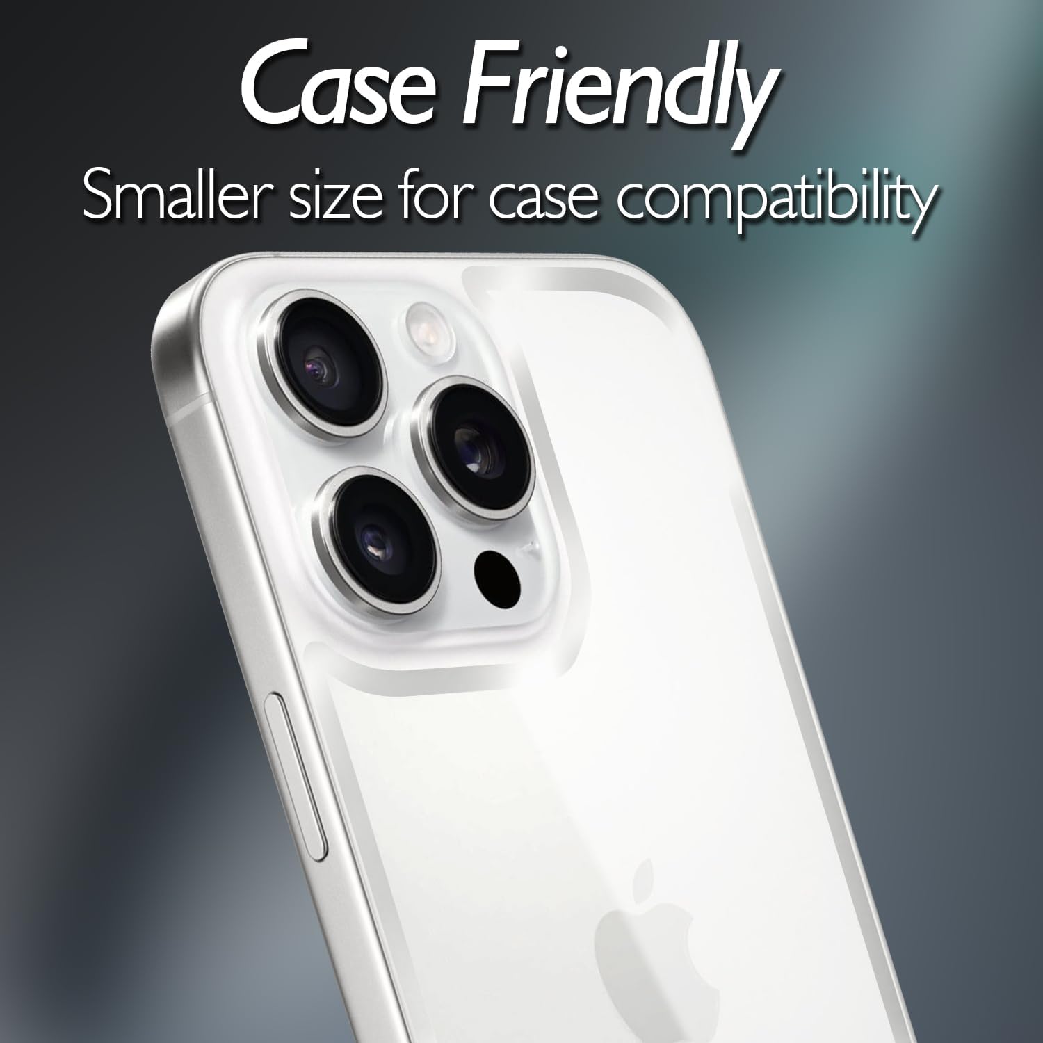 protecteur d'écran arrière pour iPhone 16 Pro (lot de 2), protecteur d'écran arrière pour iPhone 16 Pro en verre trempé transparent pour iPhone 16 Pro (6,3 pouces)