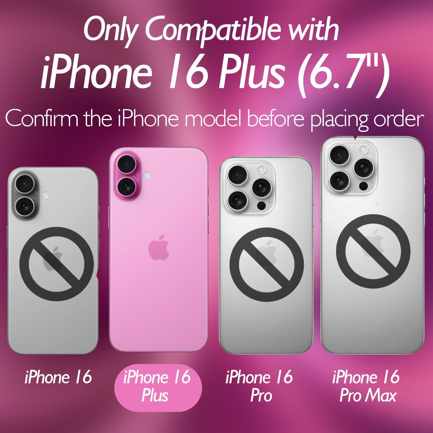 for iPhone 16 Plus Back Glass Protector(2-Pack), iPhone 16 Plus Back Screen Protector Rear Tempered Glass HD Clarity Compatible with iPhone 16 Plus (6.7 inch)
