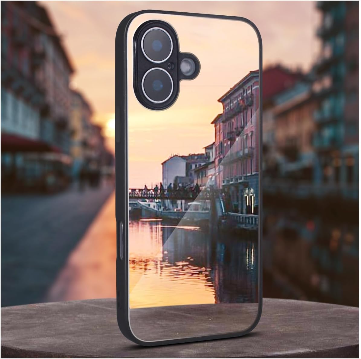 Cavdycidy Mirror Case Compatible with iPhone 16, [Full Camera Protection] [Drop Protection] Shockproof Soft Bumper Protective Slim Phone Case Silver