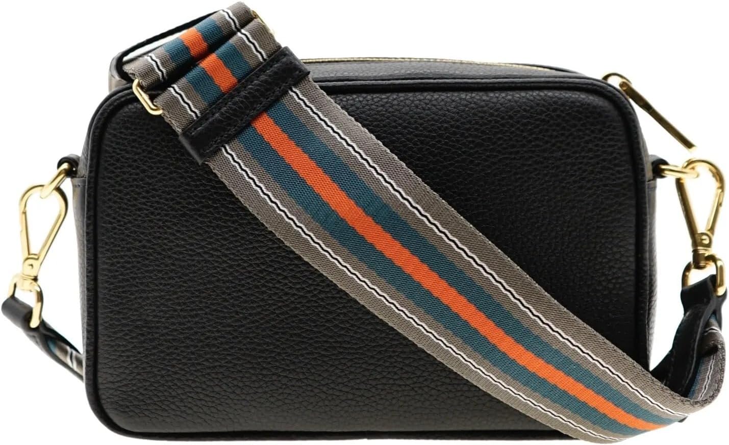 Borsa a tracolla in pelle Prada Milano nera 1BH096
