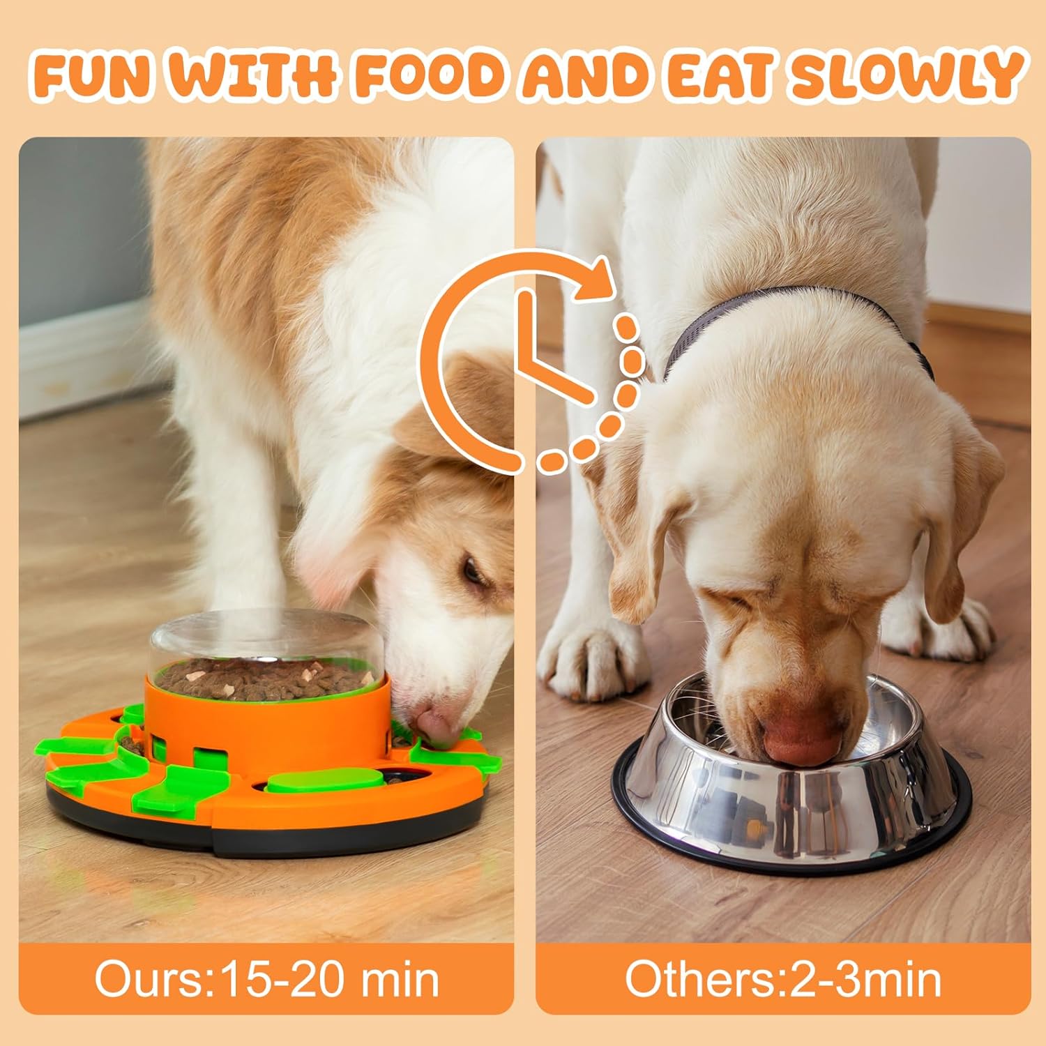 Dog Puzzle Toys Dog Slow Feeder Treat Puzzle, Interactive Enrichment Toys for Dog, Dog Food Dispenser for Boredom and Mental Stimulation · v7