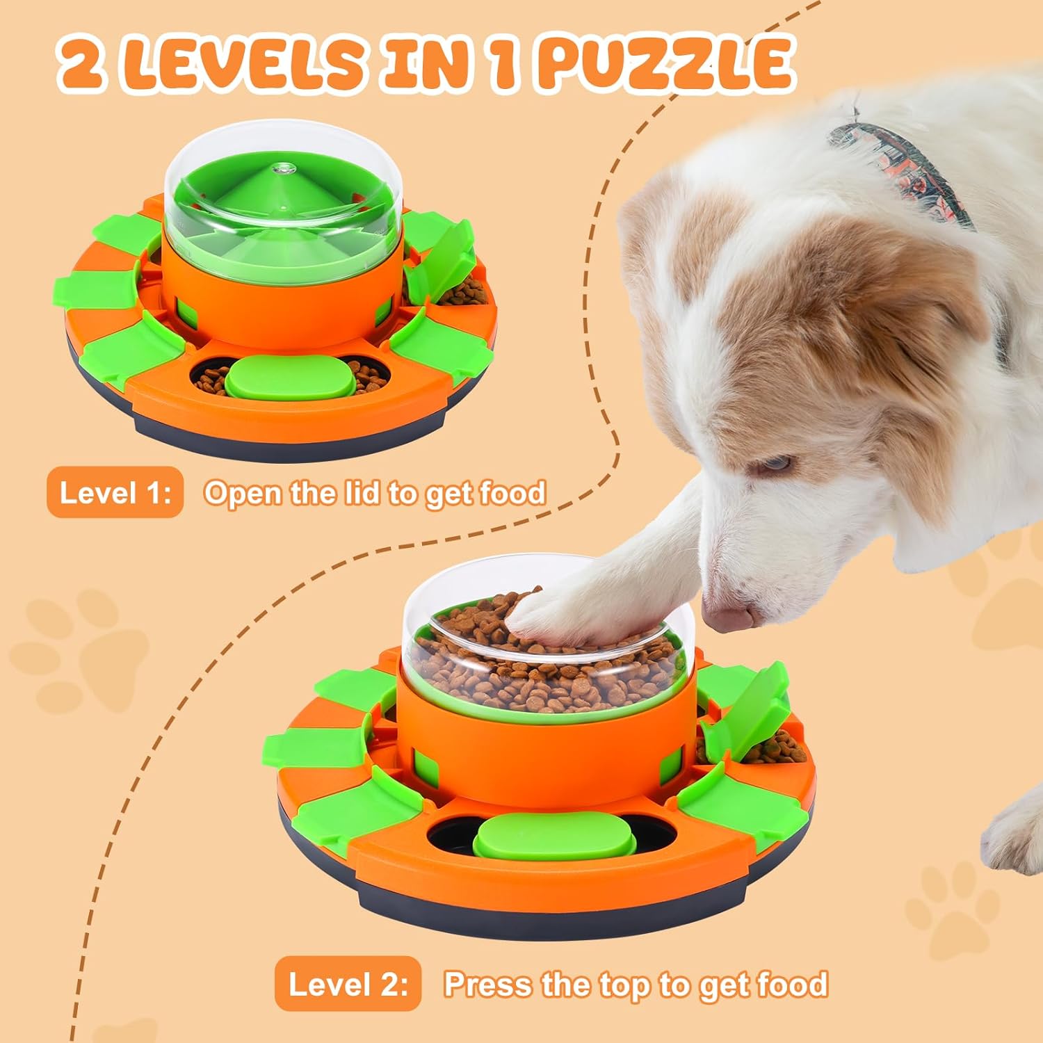 Dog Puzzle Toys Dog Slow Feeder Treat Puzzle, Interactive Enrichment Toys for Dog, Dog Food Dispenser for Boredom and Mental Stimulation · v7