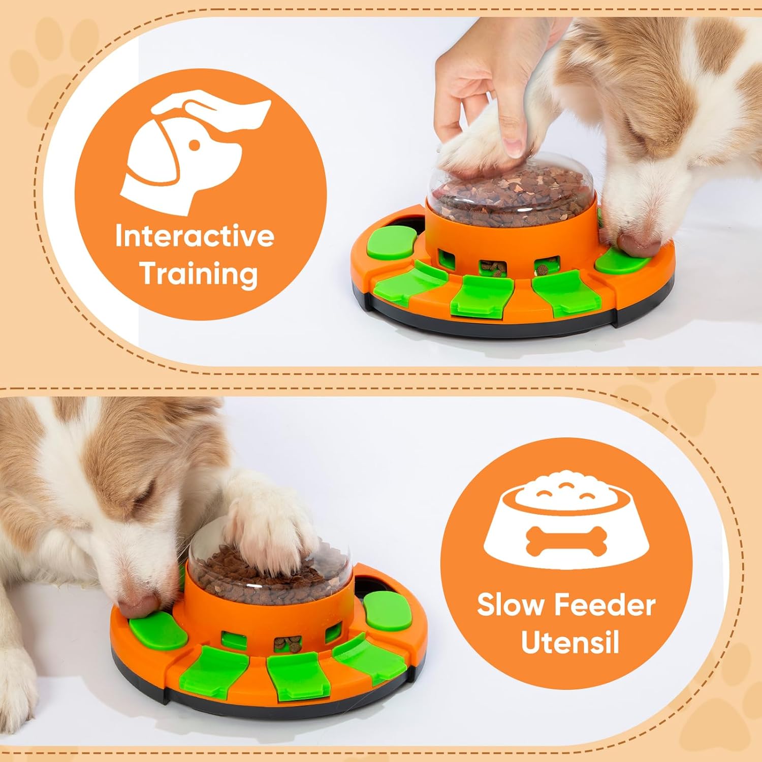 Dog Puzzle Toys Dog Slow Feeder Treat Puzzle, Interactive Enrichment Toys for Dog, Dog Food Dispenser for Boredom and Mental Stimulation · v7