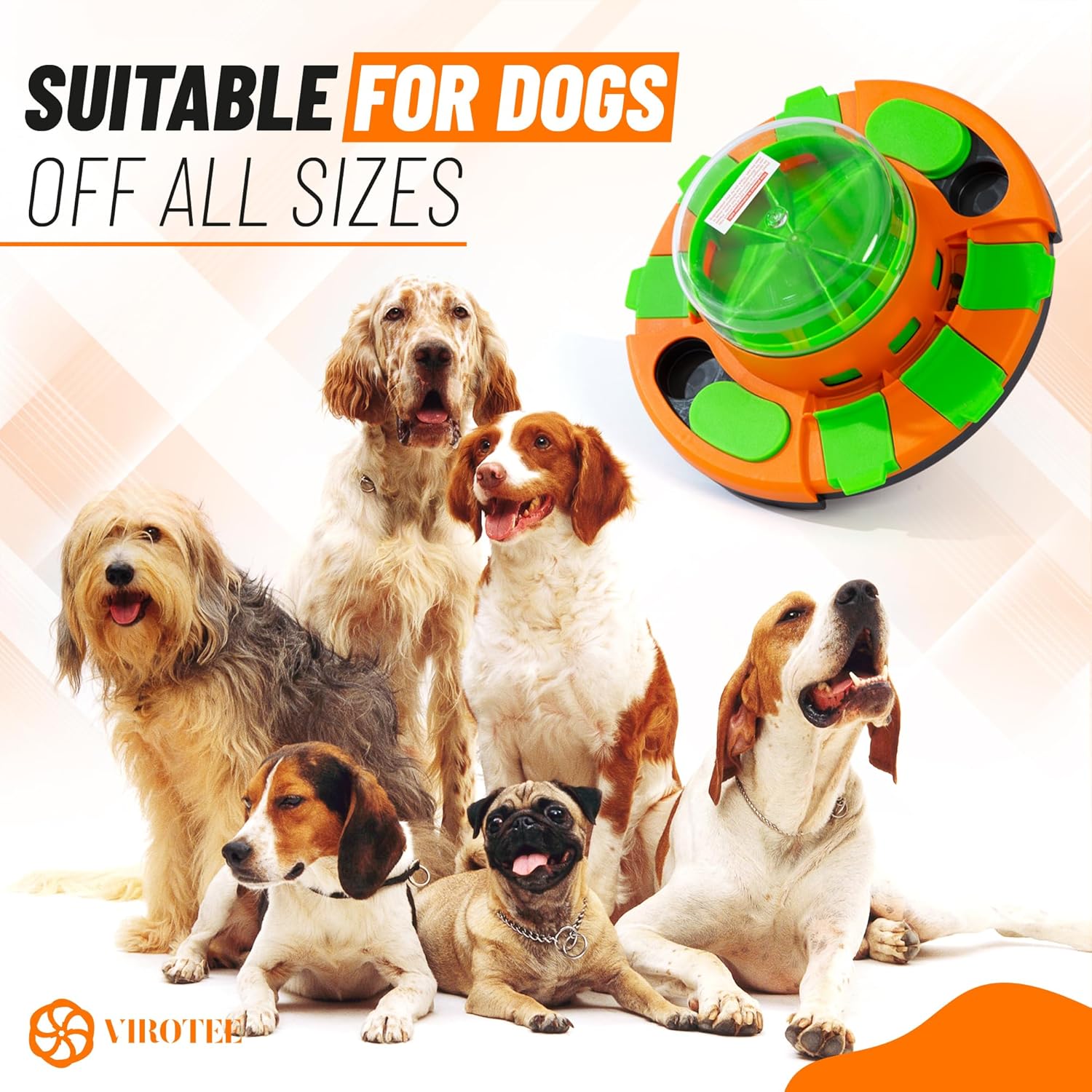 Dog Puzzle Toys Dog Slow Feeder Treat Puzzle, Interactive Enrichment Toys for Dog, Dog Food Dispenser for Boredom and Mental Stimulation · v7