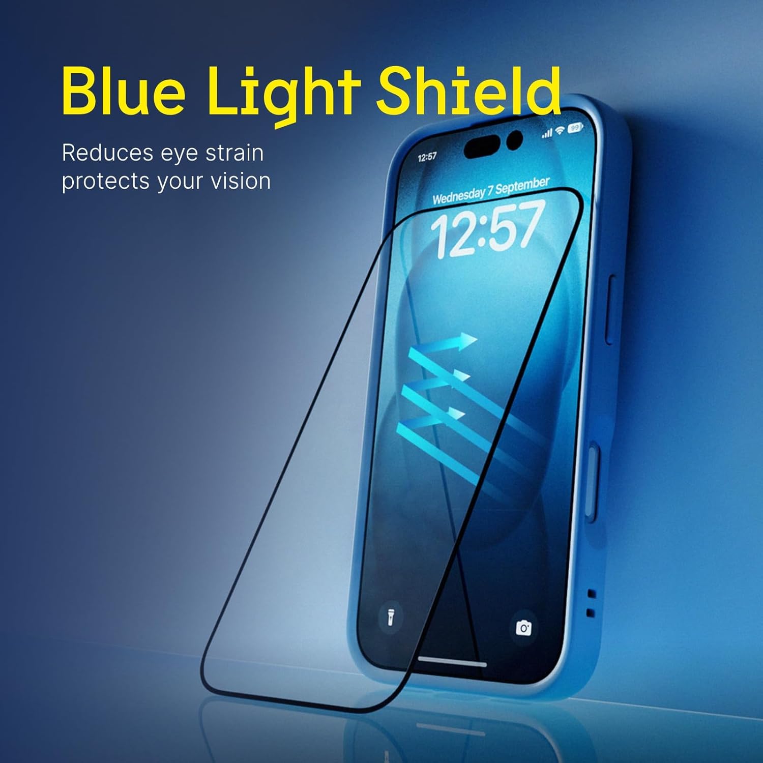 RhinoShield 9H Tempered Glass Screen Protector Compatible with iPhone 16 Pro Max | High Transparency, Scratch and Blue Light Resistant, 3D Curved Full Coverage, Installation Tool Included · v2