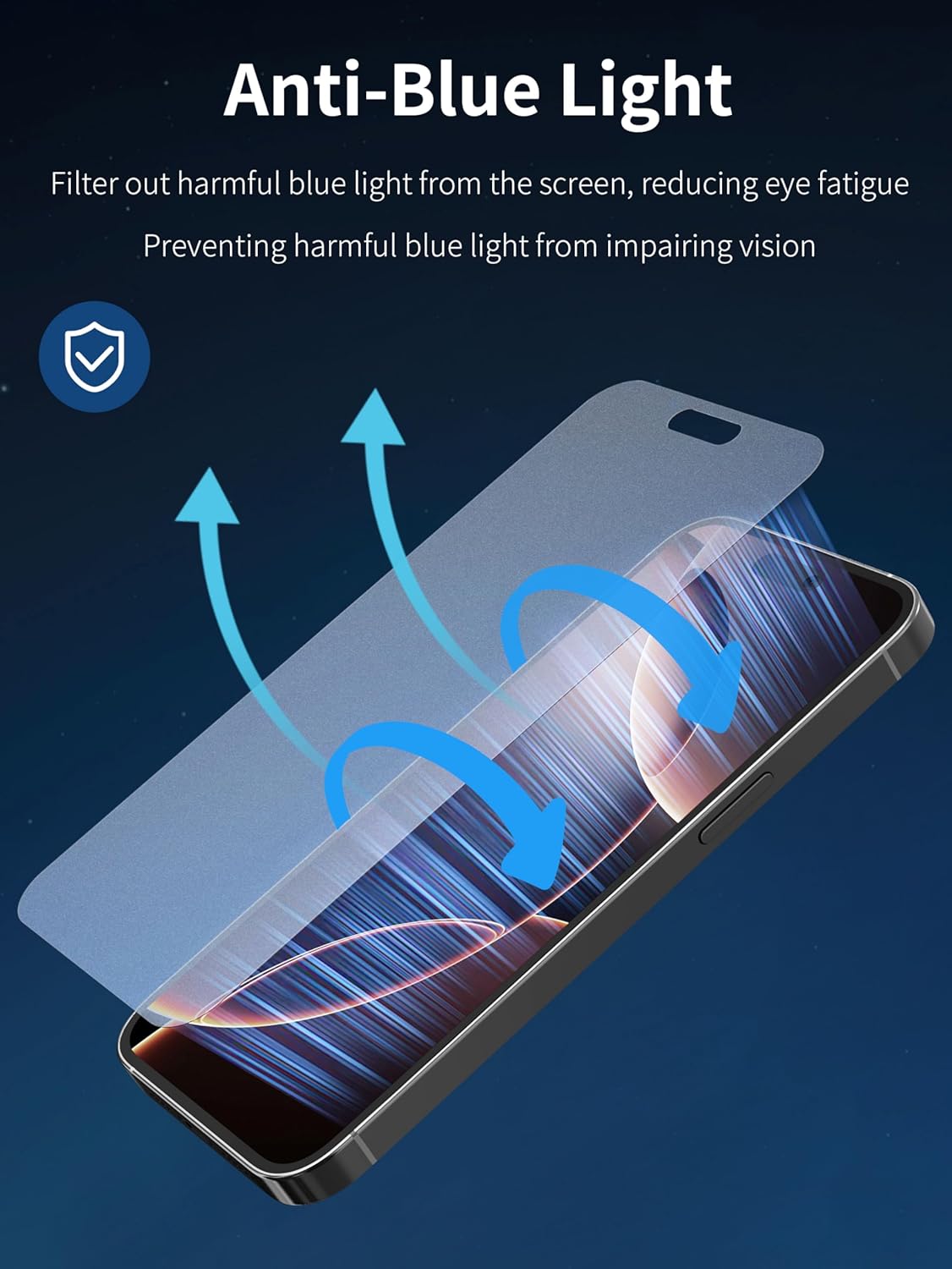 Compatible for iPhone 16 Matte Screen Protector 6.1 inch, Anti Glare Anti Fingerprint Screen Protector Tempered Glass Easy Installation