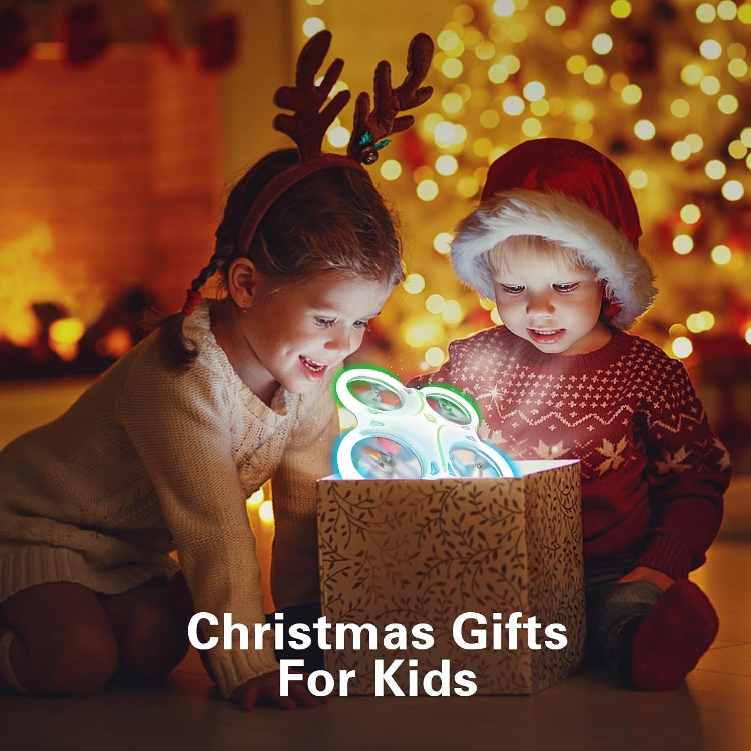 Drones for kids 8-12, Drone for Kid and Beginner, Drone with Led Light, Small Indoor Rc Drone with 360 Flip, 2 Batteries, One Key Take Off Landing, Kids Flying Toy Gift for Boy and Girl · v4