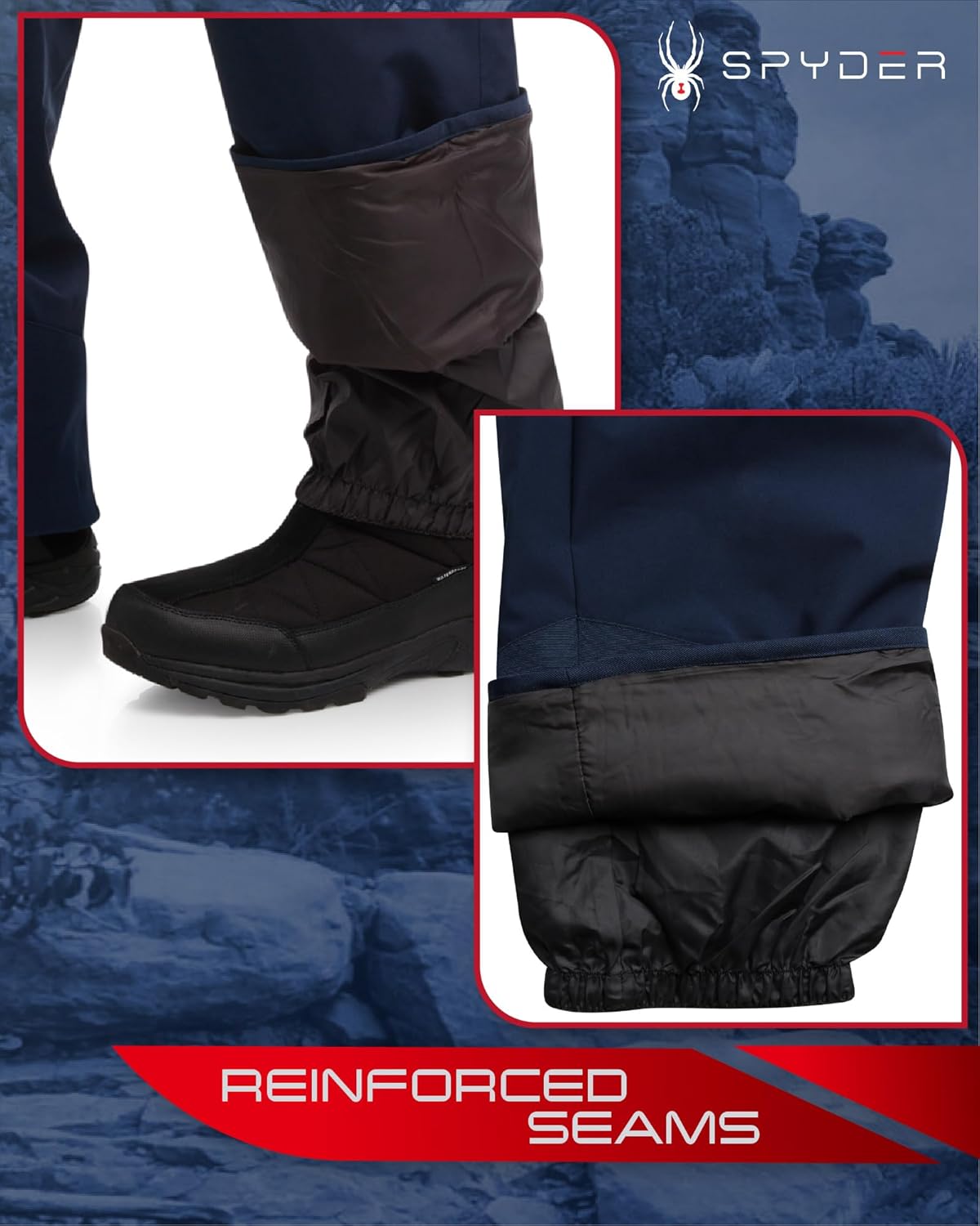 Spyder Mens Snow Pants - High-Performance Comfort Stretch Insulated Ski Pants - Cozy Winter Pants for Men (S-XXL) · v2