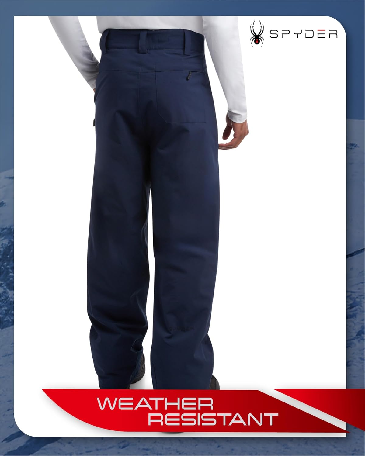 Spyder Mens Snow Pants - High-Performance Comfort Stretch Insulated Ski Pants - Cozy Winter Pants for Men (S-XXL) · v2