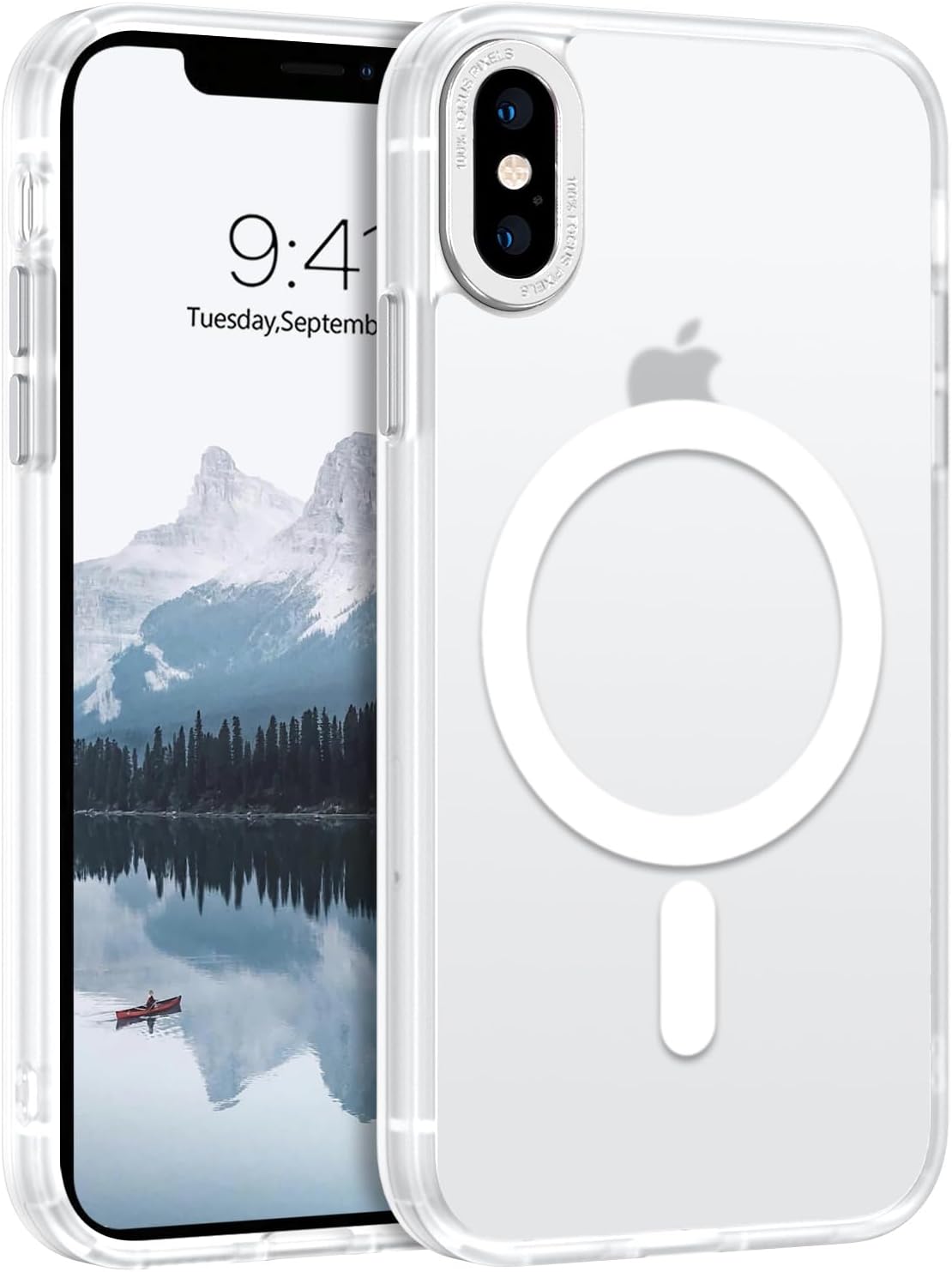 BENTOBEN for iPhone Xs Max Case [Compatible with Magsafe] Translucent Matte Magnetic iPhone Xs Max Phone Case Slim Thin Shockproof Women Men Protective Cases Cover for iPhone Xs Max 6.5 2018, White
