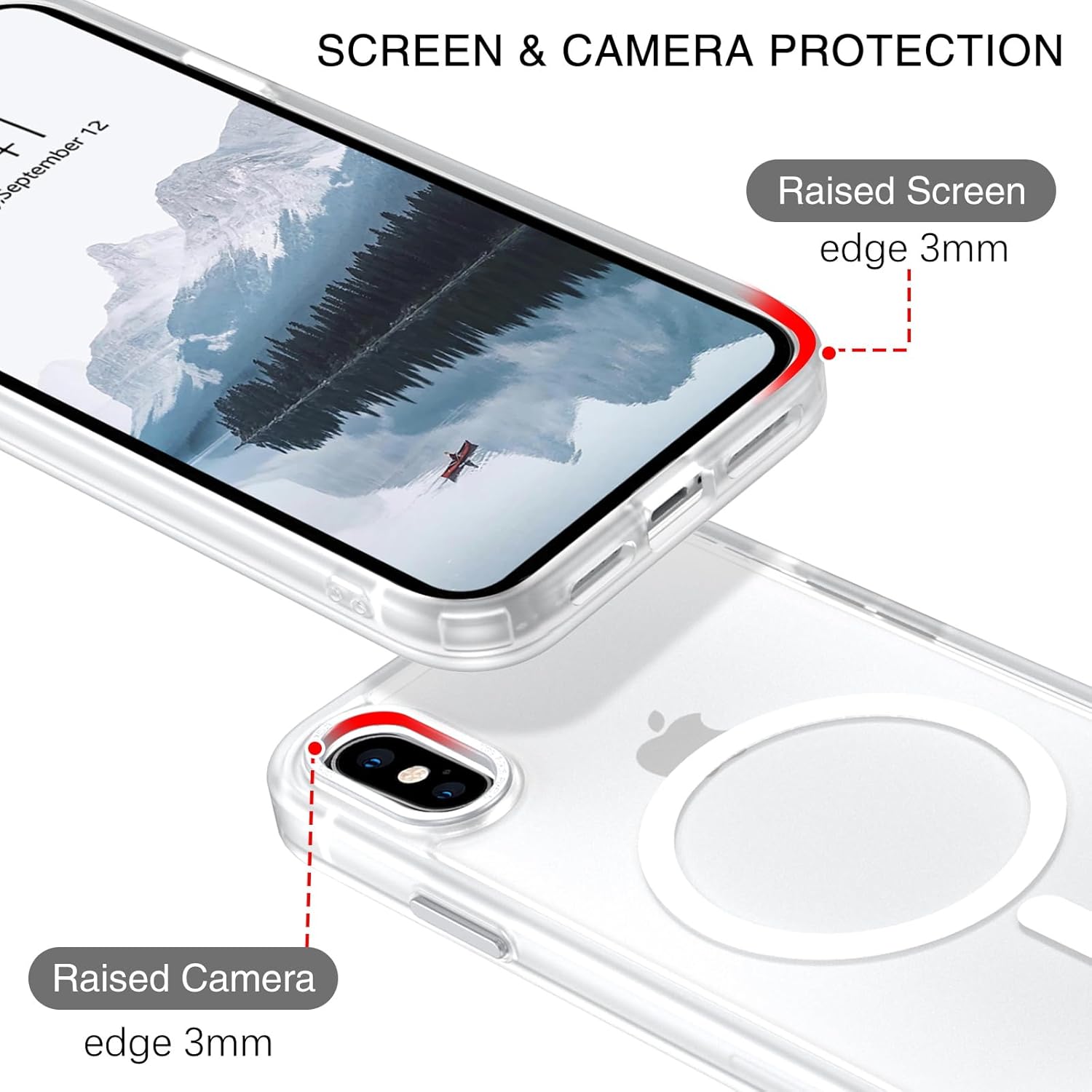 BENTOBEN for iPhone Xs Max Case [Compatible with Magsafe] Translucent Matte Magnetic iPhone Xs Max Phone Case Slim Thin Shockproof Women Men Protective Cases Cover for iPhone Xs Max 6.5 2018, White