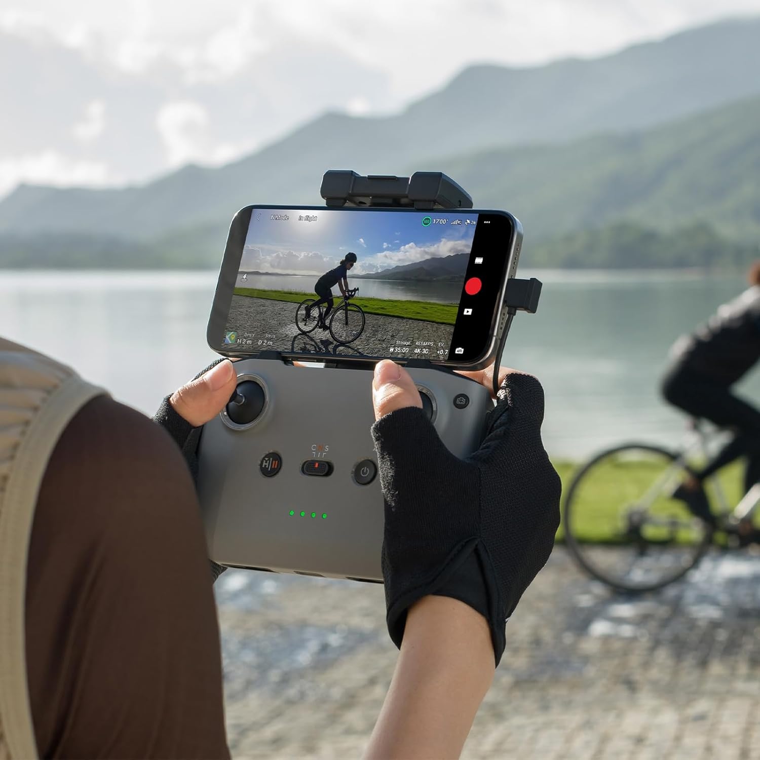 Telecomando RC-N3 originale per DJI Neo, DJI Air 3S, Mini 4 Pro, Air 3, fino a 3,5 ore di durata della batteria