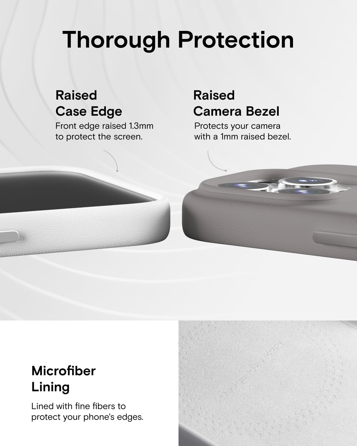 MOFT Snap Case MOVAS™ for iPhone 16 Pro Max Case, Compatible with MagSafe, Magnetic Premium Vegan Leather Phone Case with Smooth Feeling, Enduring Color Minimalist 6.9 inch Protective Case, Taupe