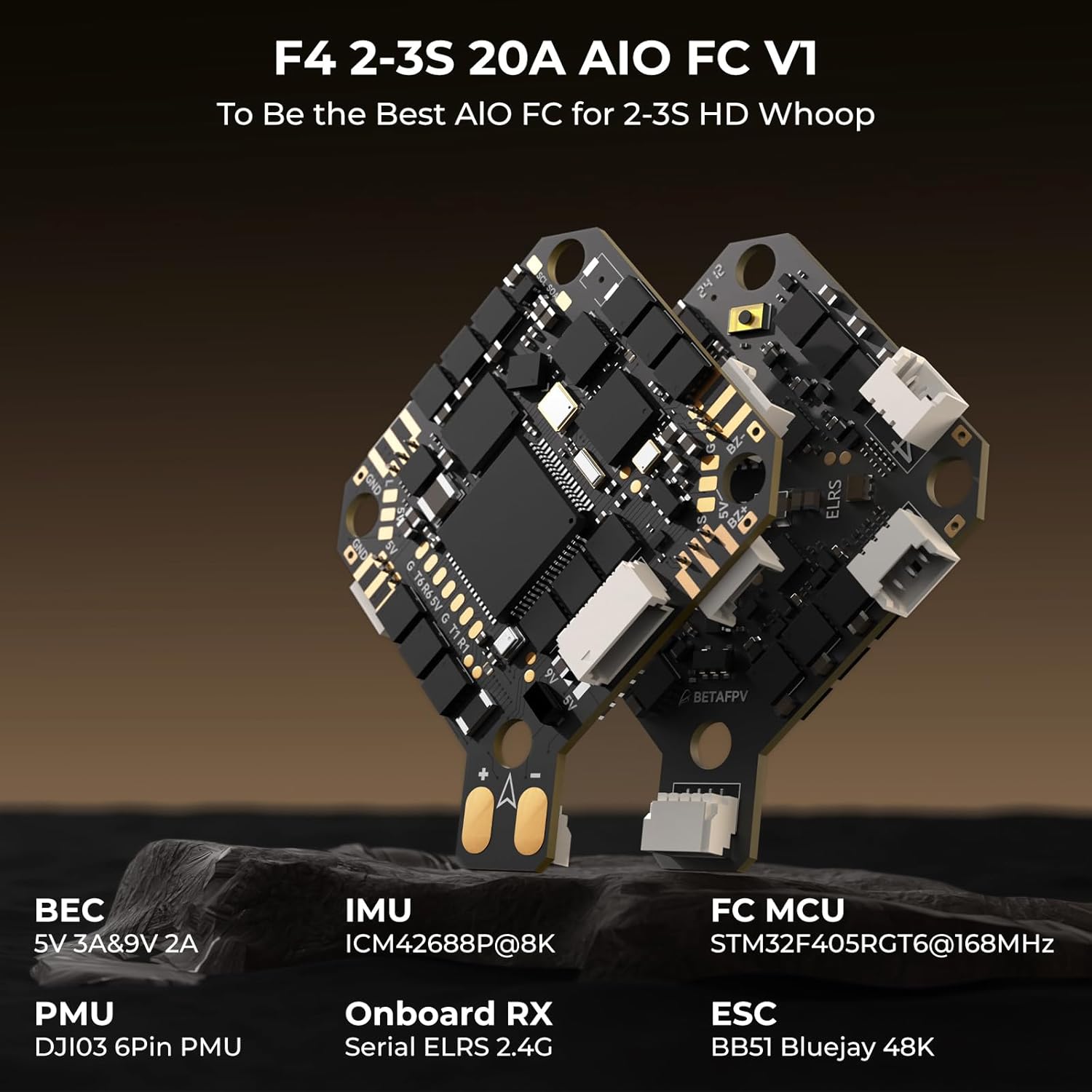 BETAFPV Pavo20 Pro Whoop Drone Quad Cinewhoop da 2,2 pollici con staffa digitale HD, motore 1104 7200KV, F4 2-3S 20A FC, striscia LED COB compatibile per DJI O3/Caddx Vista/Runcam Link per riprese FPV Freestyle