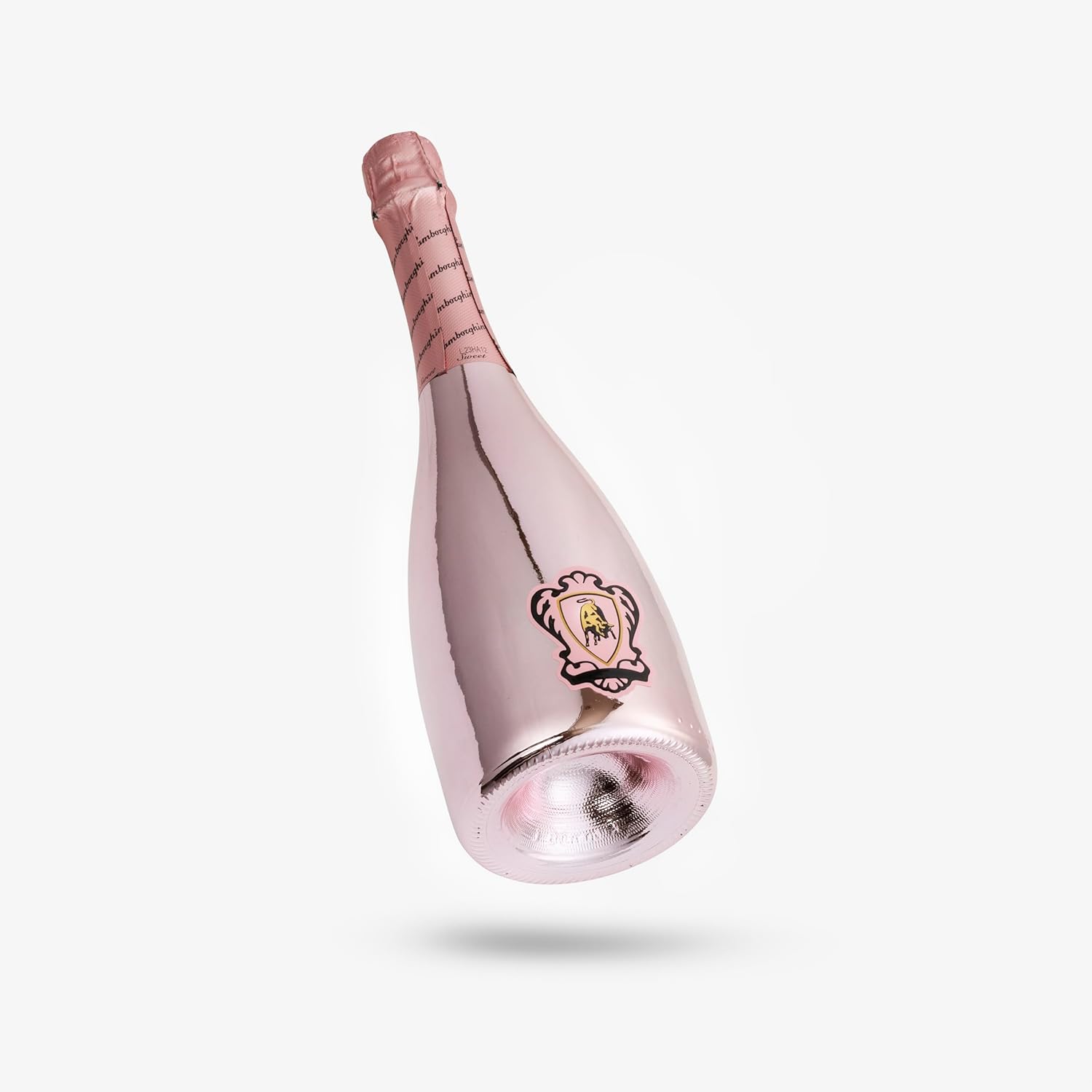 LAMBORGHINI SPARKLING ROSÉ ALCOHOL-FREE – Premium Non-Alcoholic 750ml Luxury Rosé Beverage for Weddings, Baby Showers, Birthdays, Corporate Events, and Celebrations