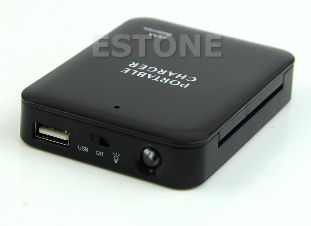 1 batterie externe USB, 4 piles AA, chargeur d'urgence pour étui et téléphone portable