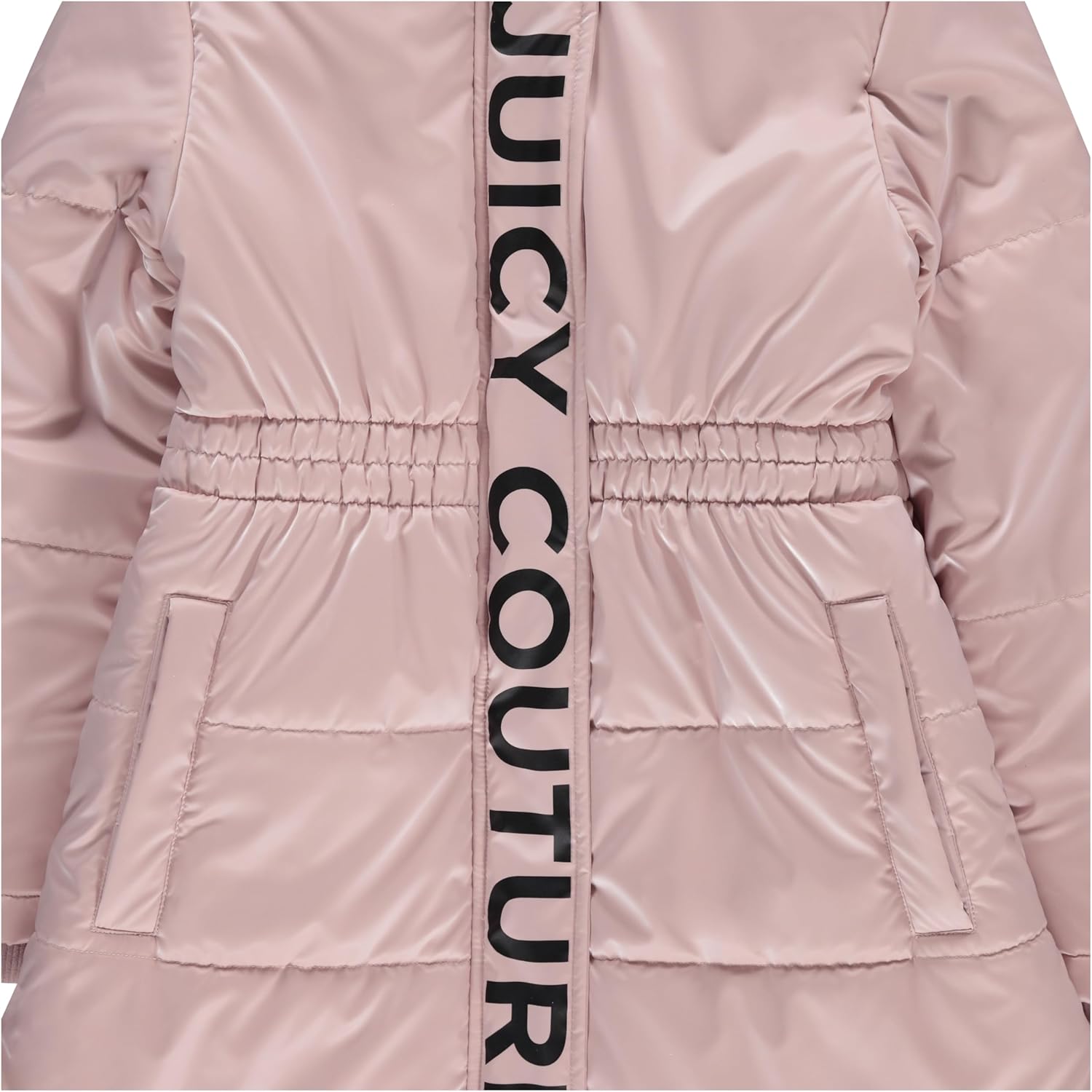 Juicy Couture Girls Coat, 인조 모피 후드 겨울 재킷, 따뜻한 패딩 파카 후드티, 키즈 헤비웨이트 겨울 코트