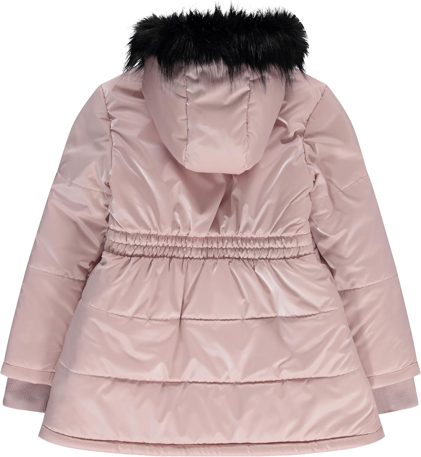 Juicy Couture Girls Coat, 인조 모피 후드 겨울 재킷, 따뜻한 패딩 파카 후드티, 키즈 헤비웨이트 겨울 코트