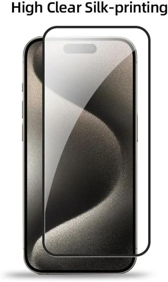 JETa Imports - For iPhone 16 Pro Max/16 Screen Protector ESD Anti-Static - Tempered Glass 9H Hardness HD Clear - Full Coverage 3 Pack (iPhone 16 Pro) · v2