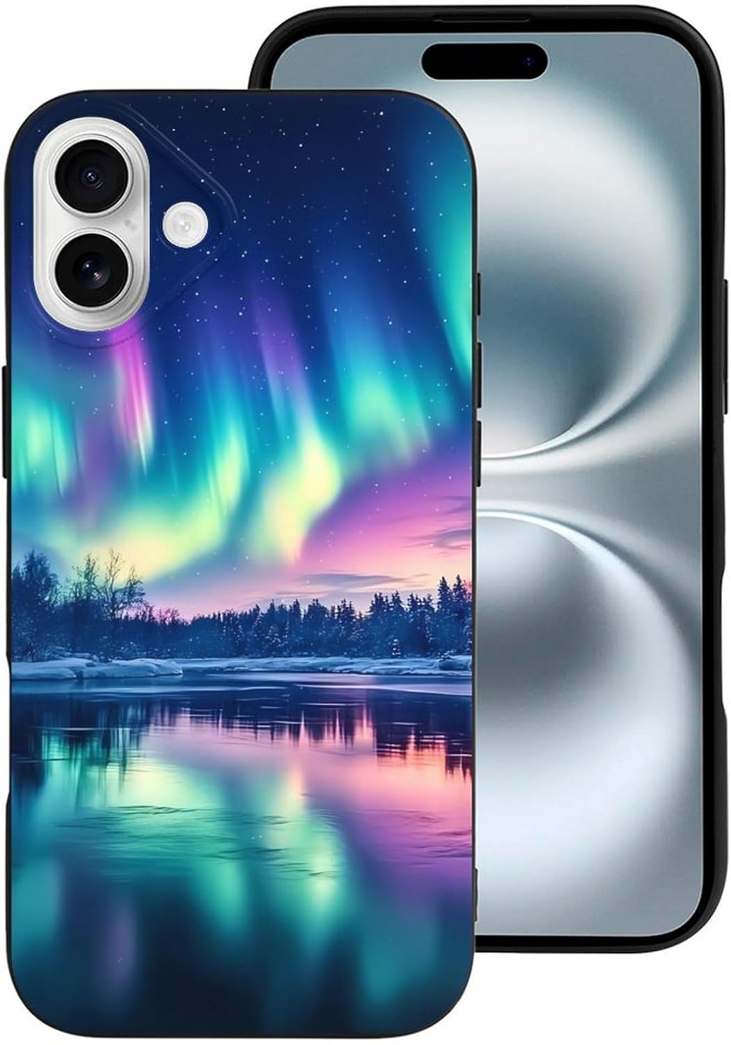 Northern Lights Compatible for iPhone 16 Plus Case Soft Protective Phone Case Phone Cover Women Men · v2