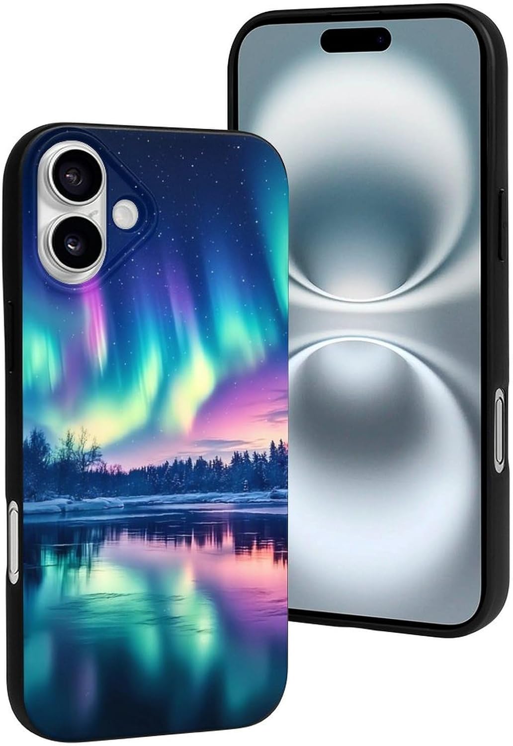 Northern Lights Compatible for iPhone 16 Plus Case Soft Protective Phone Case Phone Cover Women Men · v2