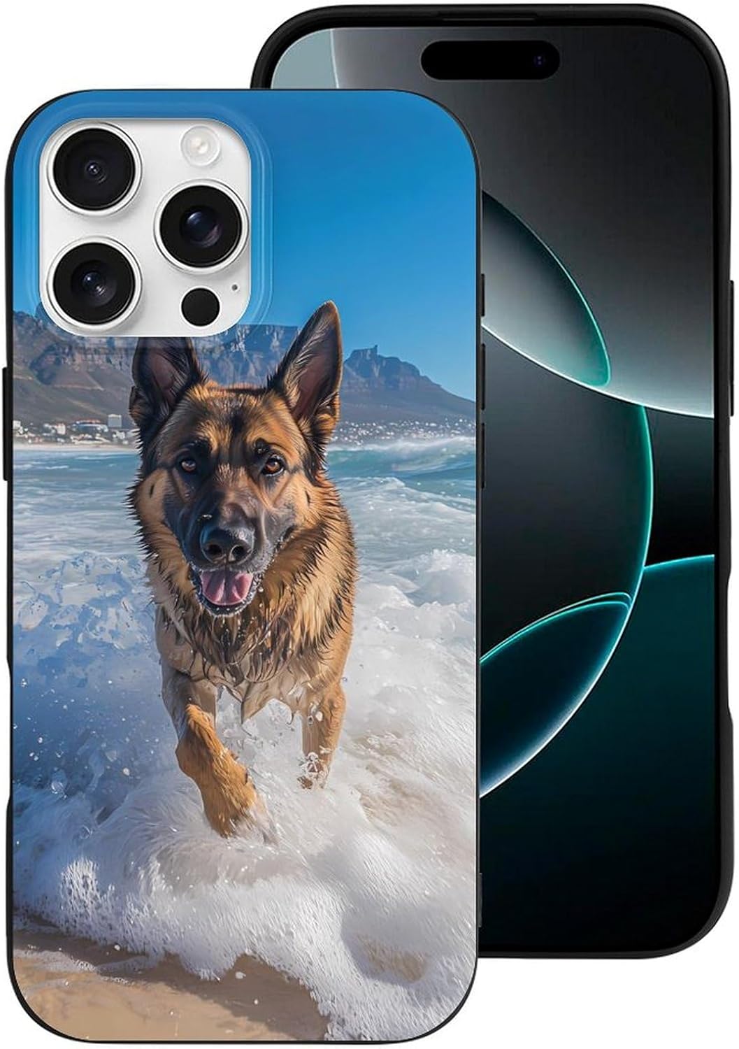 German Shepherd Compatible for iPhone 16 Pro Max Case Soft Protective Phone Case Phone Cover Women Men · v2