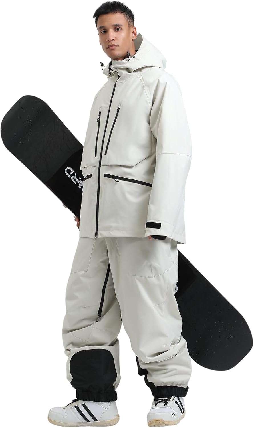 GSOU SNOW Men Snow Bibs Women Baggy Ski Pants Snowboard Overall Insulated Waterproof Windproof Warm Winter · v3