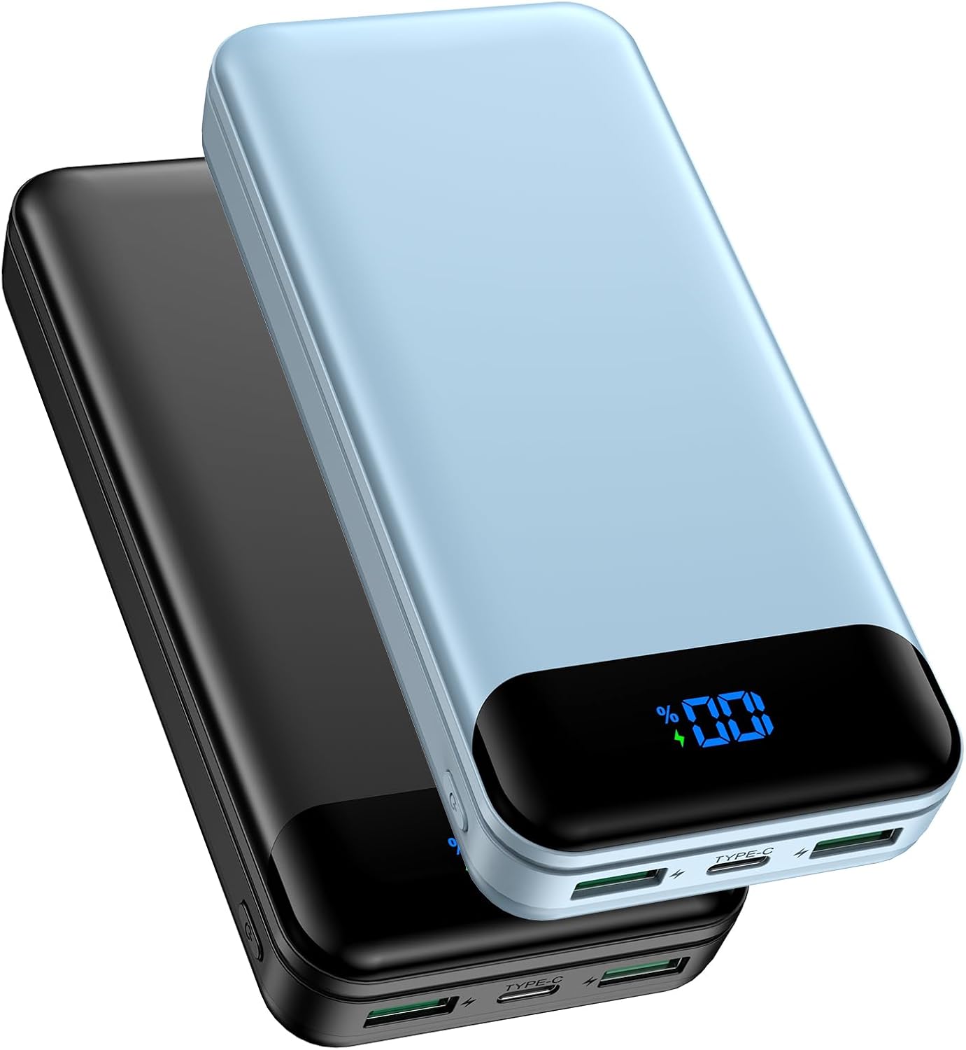 Portable Charger Power Bank 40000mAh Powerbank PD 30W and QC 4.0 Fast Charging External Battery Pack with USB-C LED 3 Outputs  2 Inputs Portable Charging for iPhone 15 14 13 pro, Samsung · v4
