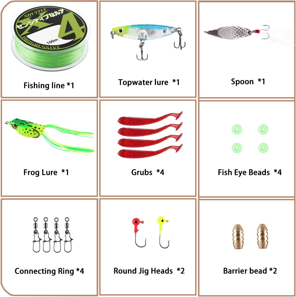Premium Telescopic Fishing Rod and Reel Combo Set Carbon Fiber Spinning Pole with Lures, Hooks, and Carry Bag Perfect for Saltwater Freshwater Fishing, Travel Friendly Kit for Anglers · v4