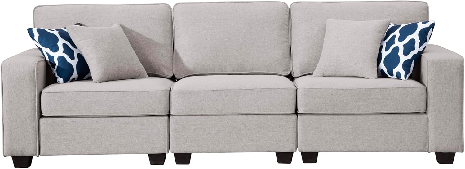 Legend Vansen Modular Sectional Sofa,Comfy Couches for Living Room,3-Seater High-Density Plush Foam Cushioning Couchs,Sectional Couch for Bedrooms,Apartment. · v3