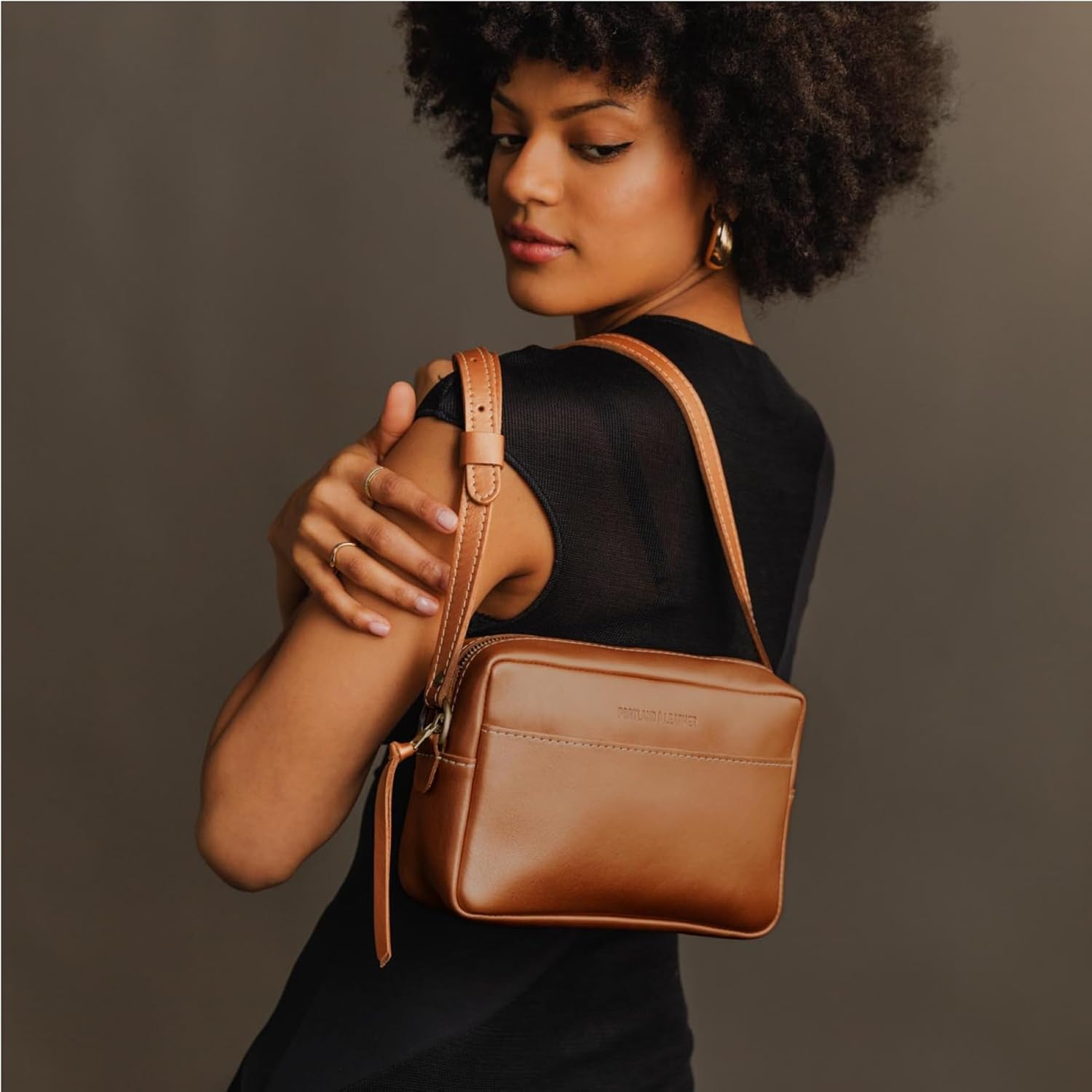 Portland Leather Goods Large Camera Bag Purse for Women – Handmade from the Finest Full-Grain Hides · v2
