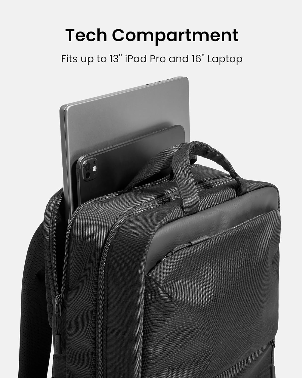 Tomtoc Laptop-Rucksack, 15,6-16-Zoll-Laptoptasche für Herren und Damen, 24-Liter-Computerrucksack für den täglichen Gebrauch für das 16-Zoll-MacBook Pro M4, Tagesrucksack für Arbeit, Pendeln, Business, College, Wochenendtrip