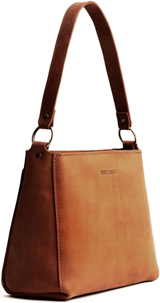 Portland Leather Goods Triangle Shoulder Bag for Women – Handmade from the Finest Full-Grain Hides · v2