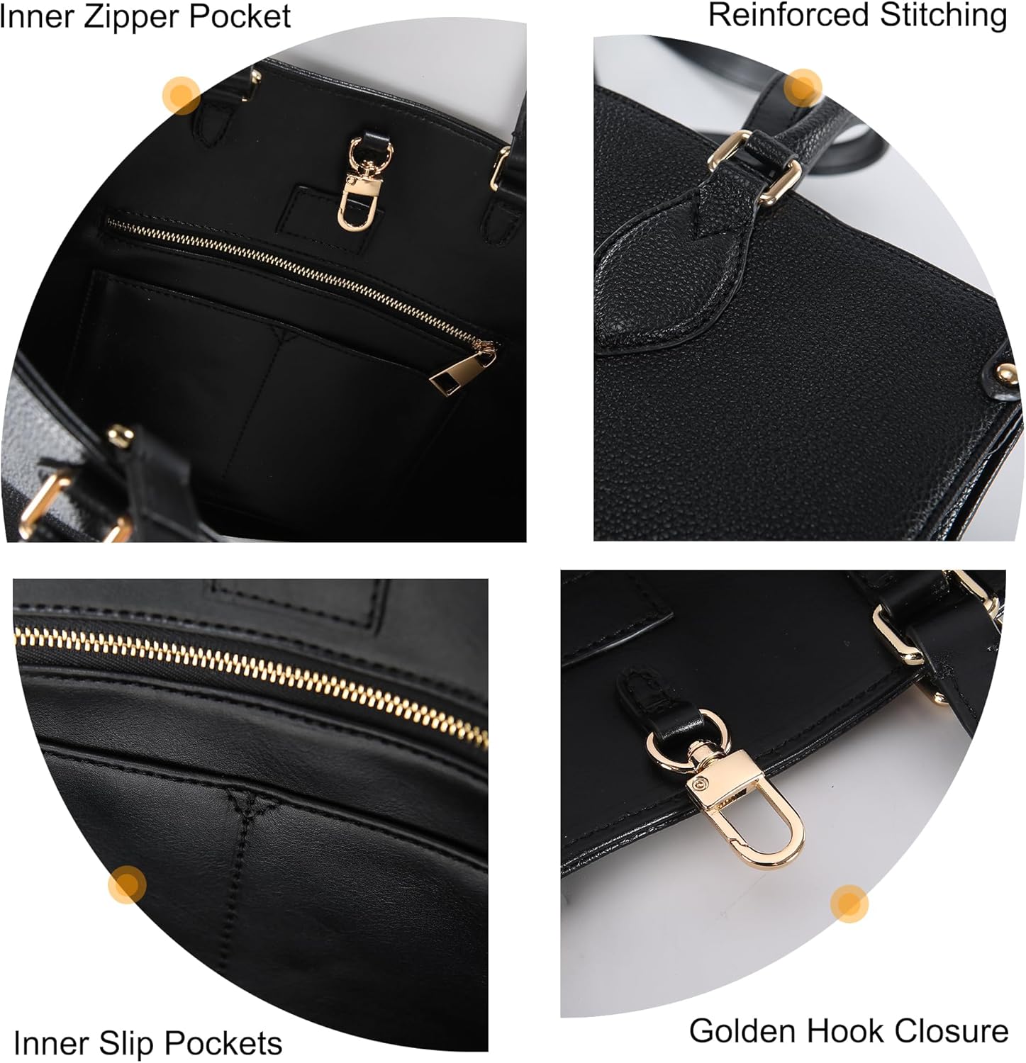 Tote Bag Medium Women Handbags for Work Laptop Business Bags DUAL HANDLES Hand Shoulder Carry Supple Womens Purse
