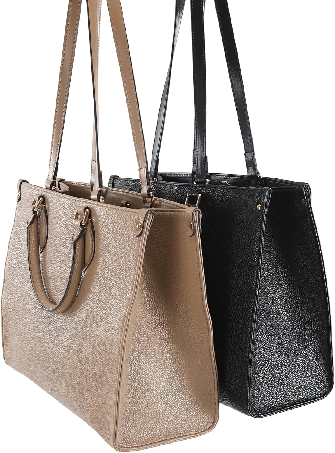 Tote Bag Medium Women Handbags for Work Laptop Business Bags DUAL HANDLES Hand Shoulder Carry Supple Womens Purse