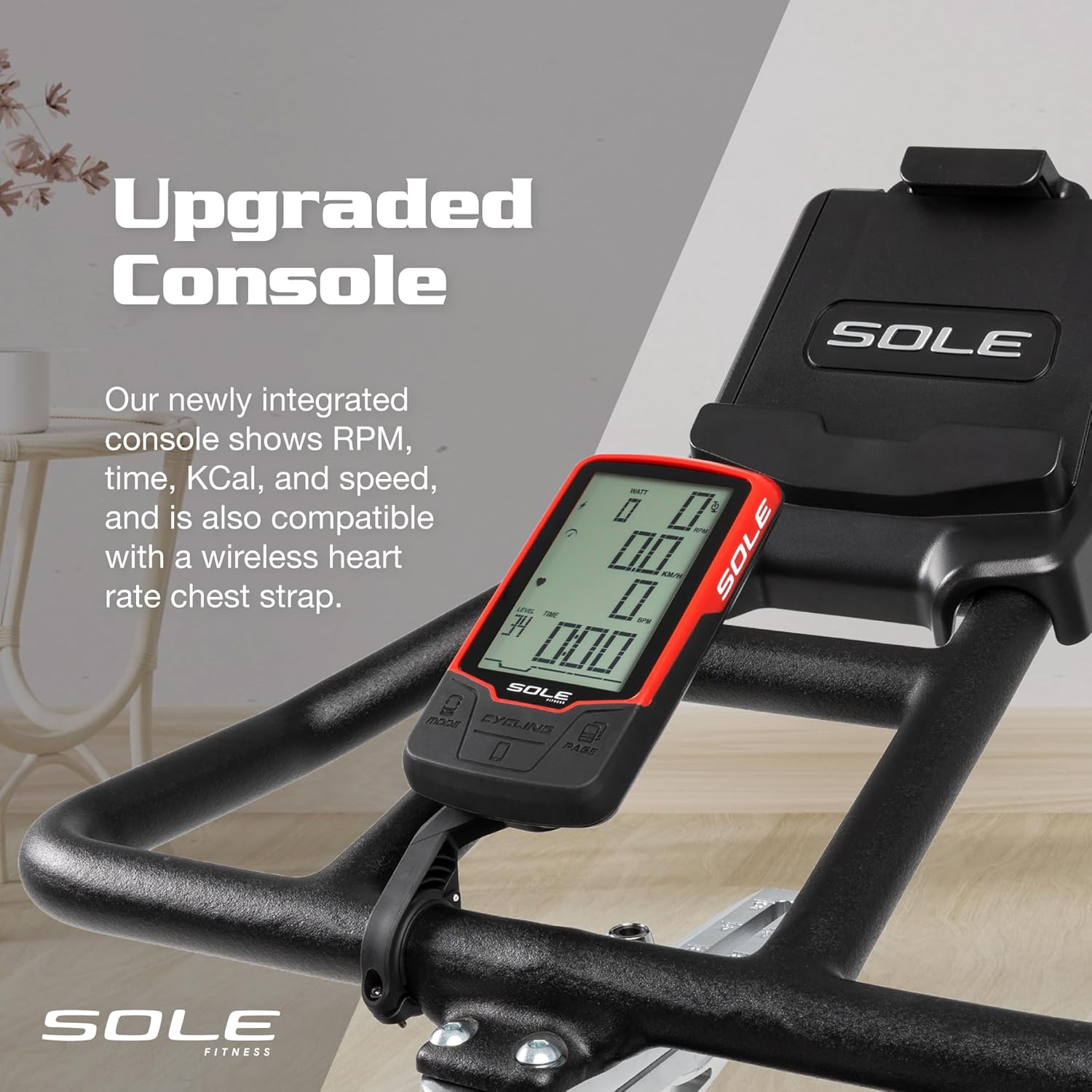 Exercise Bikes - Upright, Recumbent Bikes for Home Fitness, Indoor Gym Equipment, Seat Cushion, Touch Screen/LCD Display Options, Sole Fitness Models SB900, SB1200, LCB, LCR, R92, B94 · v7