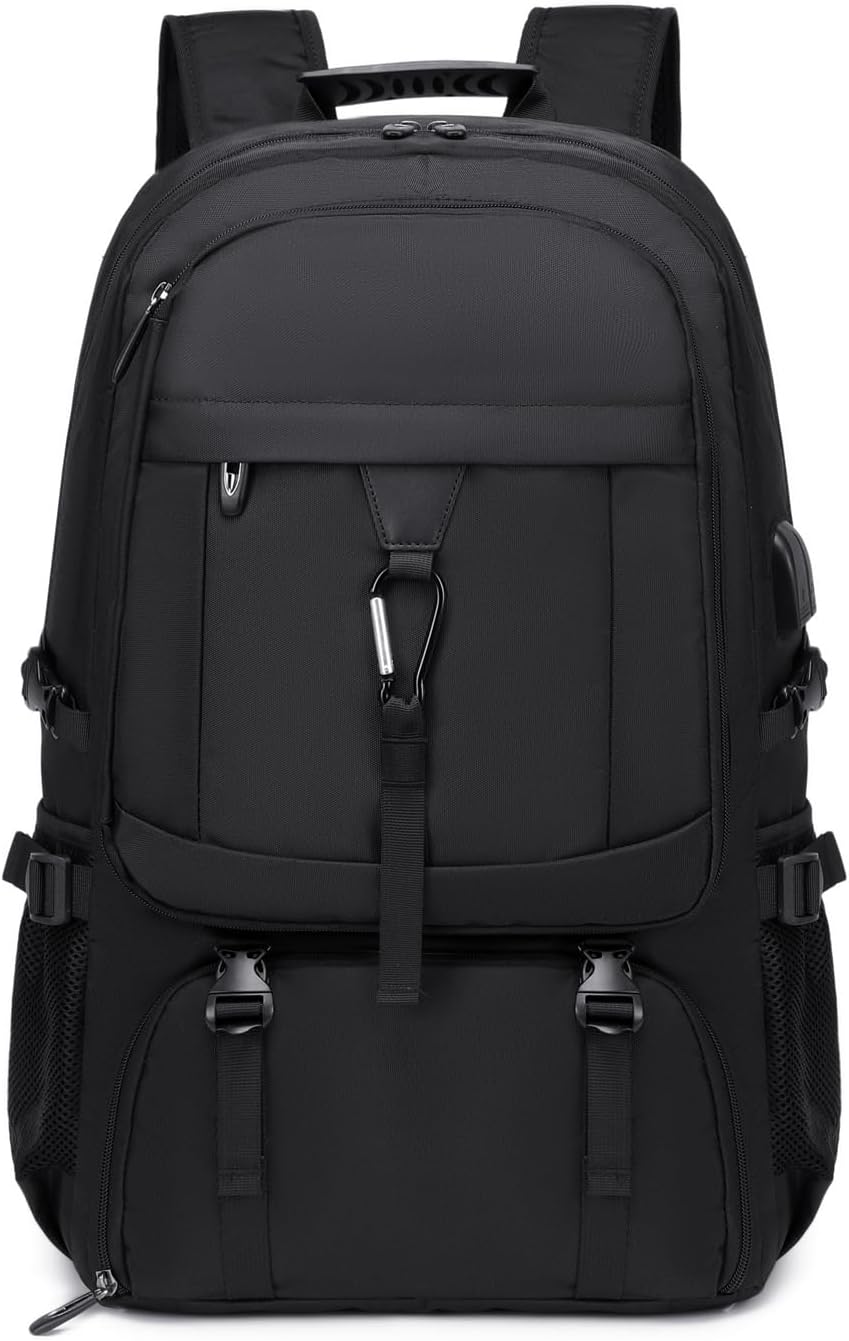 18.4 Inch Travel Backpack with shoe compartment,80L Extra Large Backpack,College Travel Daypack Anti Theft with USB Charging Port,Extra Large Backpack for Men Women to Travel Work Business · v6