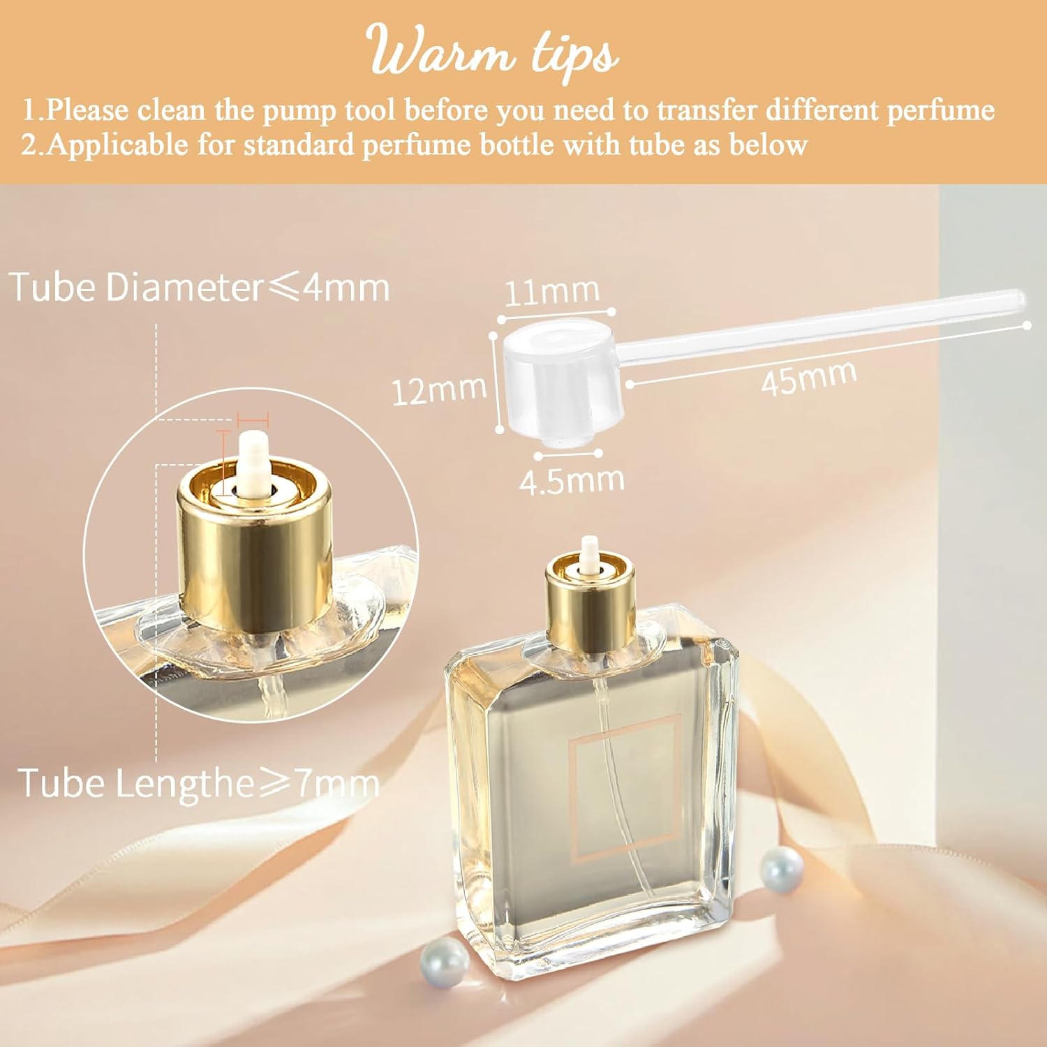 105 Pcs 10ml Refillable Perfume Atomizer Mini Refillable Travel Spray Perfume Bottle Portable Perfume Bottle Bulk with 105 Pcs Perfume Refill Pump Perfume Dispenser Pump Transfer Tool for Outgoing · v3