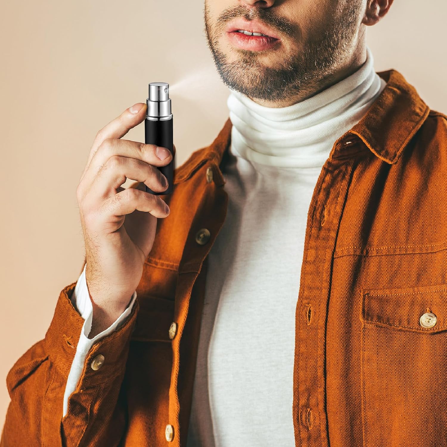 105 Pcs 10ml Refillable Perfume Atomizer Mini Refillable Travel Spray Perfume Bottle Portable Perfume Bottle Bulk with 105 Pcs Perfume Refill Pump Perfume Dispenser Pump Transfer Tool for Outgoing · v3