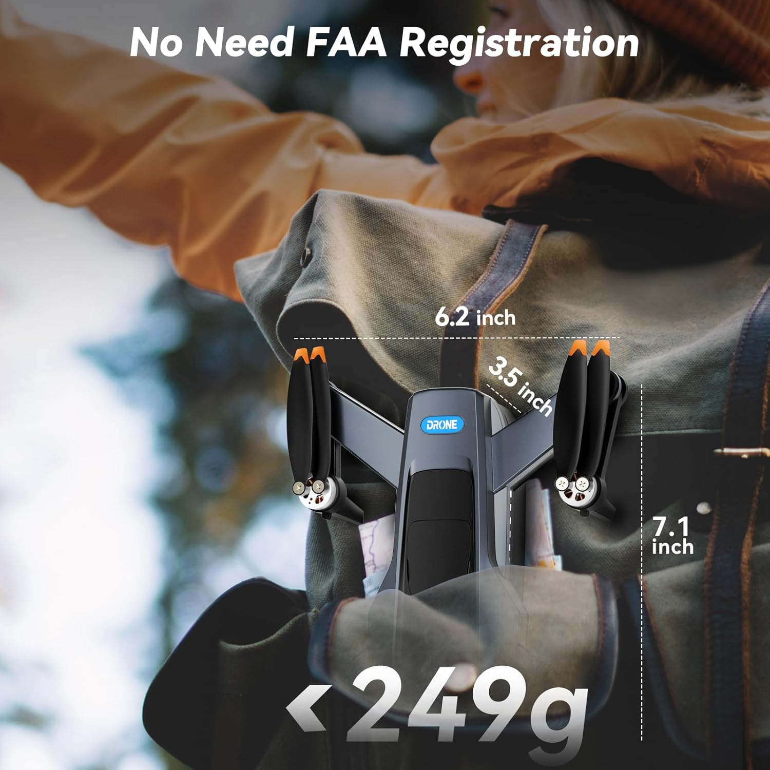 GPS Drones with 4K Camera for Adults Under 249g, P17 Drone with Brushless Motor 5G Transmission, 3 Batteries, Follow Me, Smart Return Home, Foldable FPV Drone for Long Distance · v4
