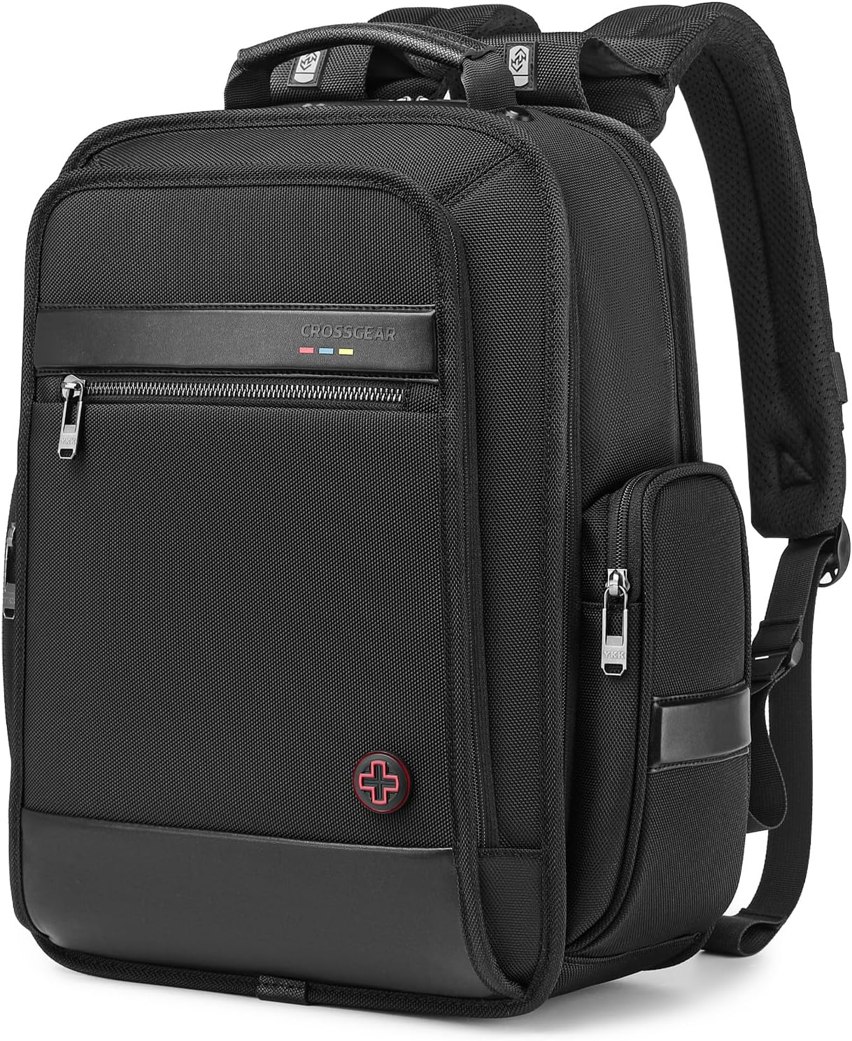 Business Laptop Backpack for Men Women, 20L Large Bookbag Travel TSA Approved Carry on Backpack Waterproof Casual Daypack 15.6 Professional Computer Bag with Thicker Compartments, Black