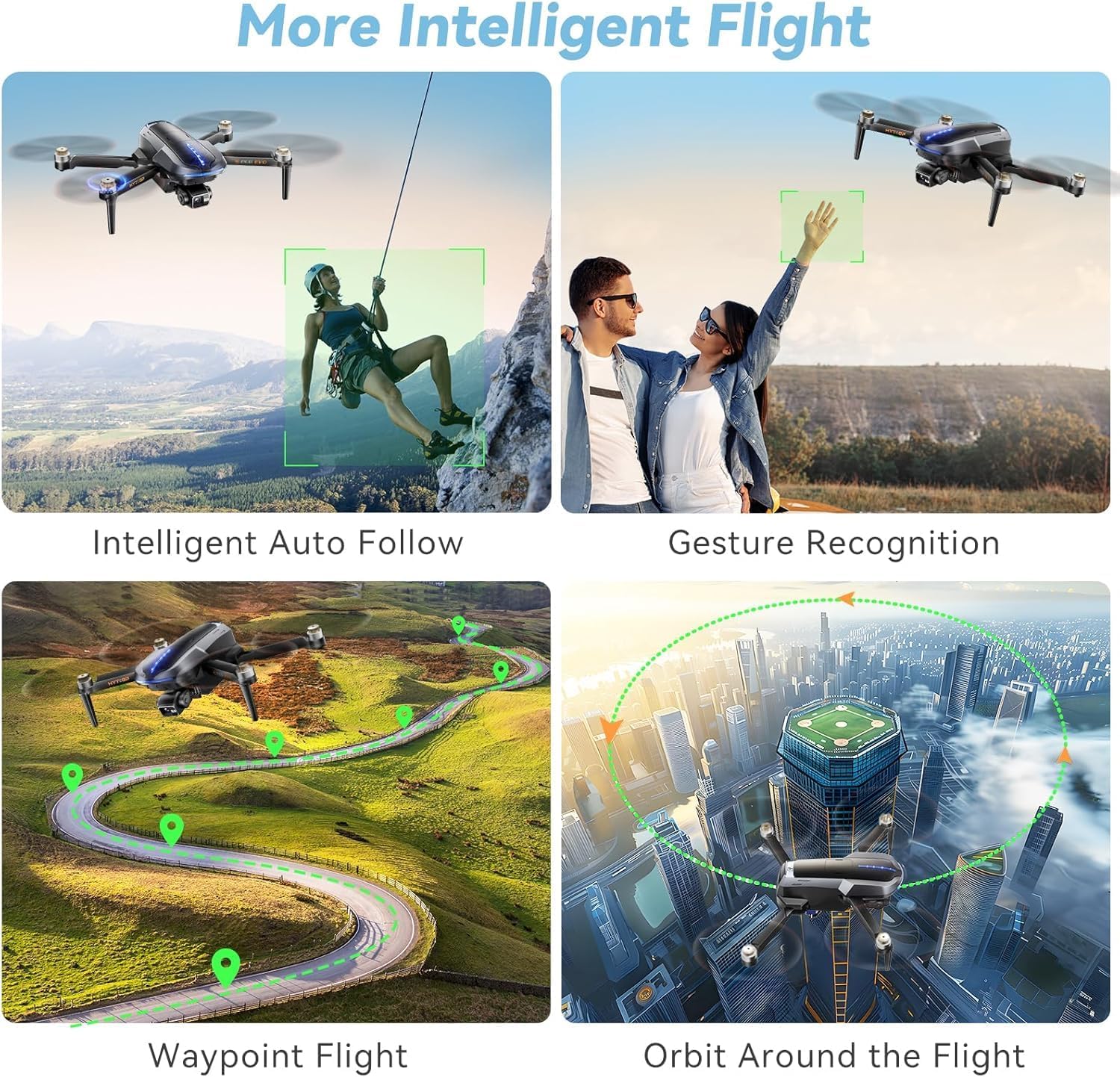 3-Axis Gimbal EIS Drones with Camera for Adults 4K/30FPS, HYTOBP AE8 GPS Drone with Brushless Motor, 2 Battery, Max 56 Mins Flight, QuickShots, Auto Return, Wind Resistance, Carrying Bag · v4