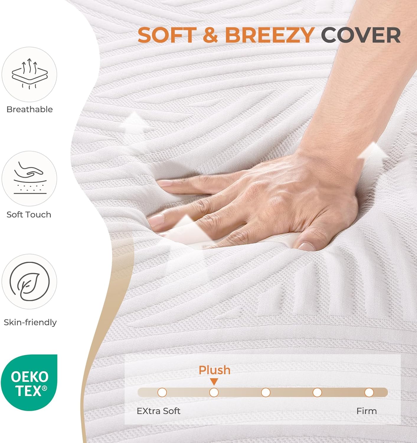 Sweetnight Memory Foam Mattress Queen, 12 Inch Queen Size Mattress in a Box for Pressure Relief  Motion Isolation, CertiPUR-US Certified Plush Queen Foam Mattresses · v2